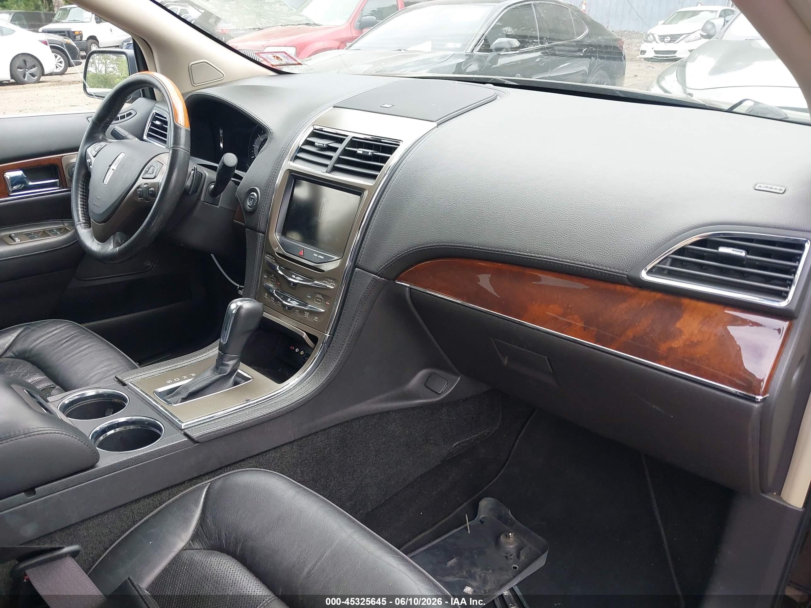 2013 Lincoln Mkx   Black vin: 2LMDJ8JK1DBL46673