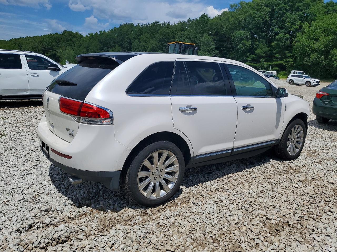 2014 Lincoln Mkx Белый vin: 2LMDJ8JK1EBL01167