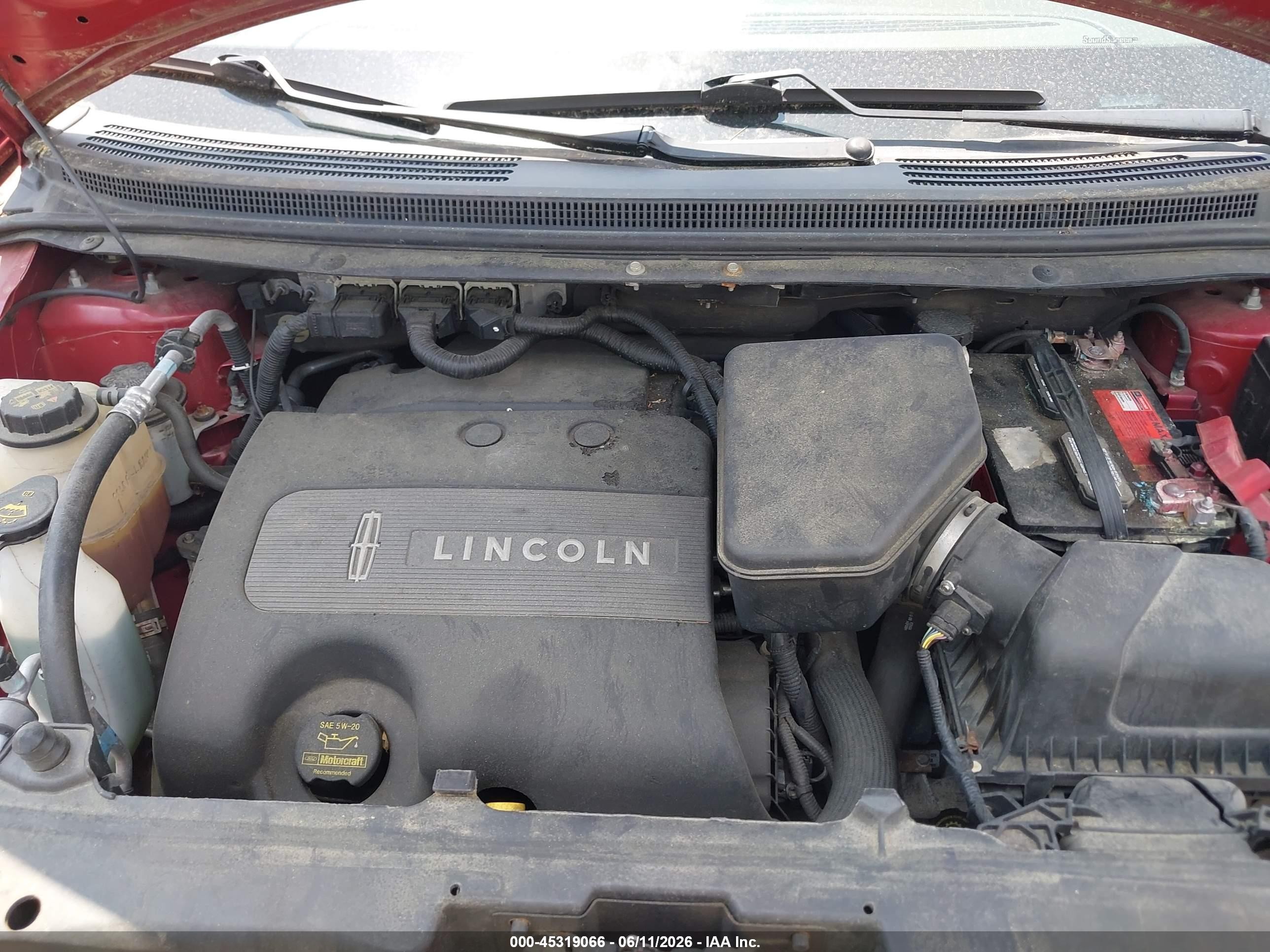 2014 Lincoln Mkx   Red vin: 2LMDJ8JK1EBL10676