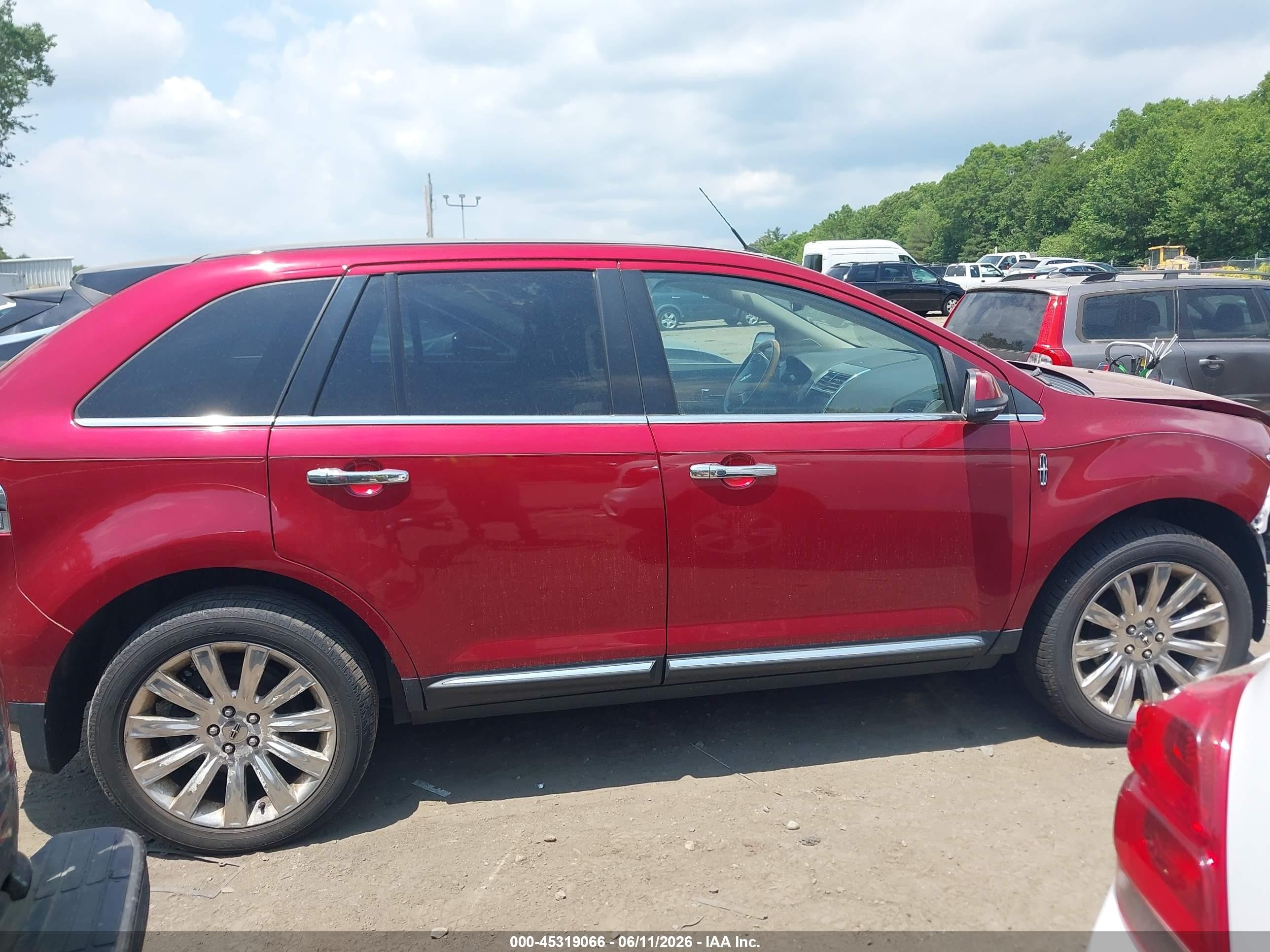 2014 Lincoln Mkx   Red vin: 2LMDJ8JK1EBL10676