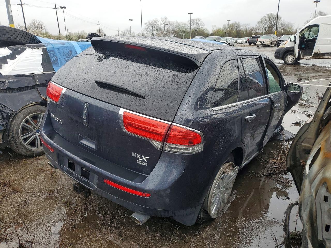 2014 Lincoln Mkx Blue vin: 2LMDJ8JK1EBL20222
