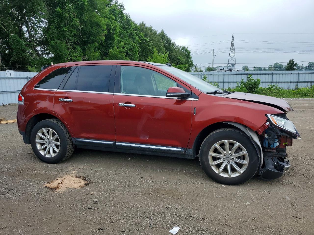 2015 Lincoln Mkx Red vin: 2LMDJ8JK1FBL24188