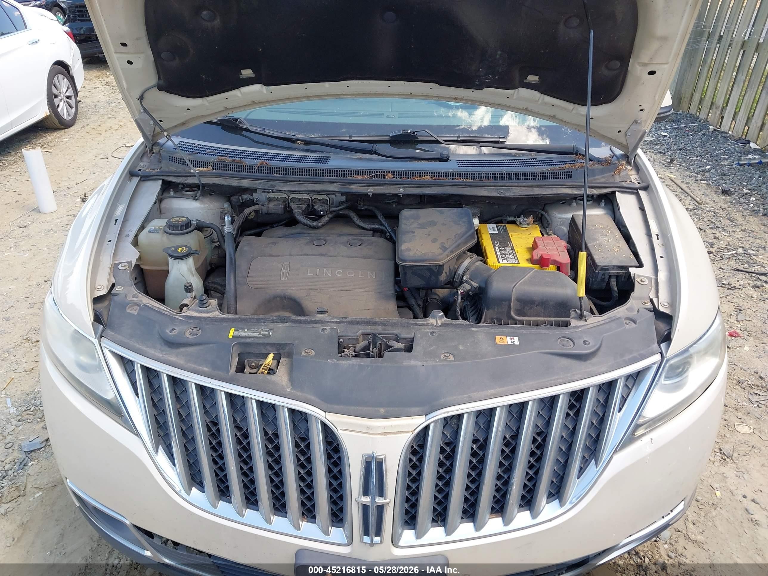 2015 Lincoln Mkx   Gray vin: 2LMDJ8JK1FBL25034