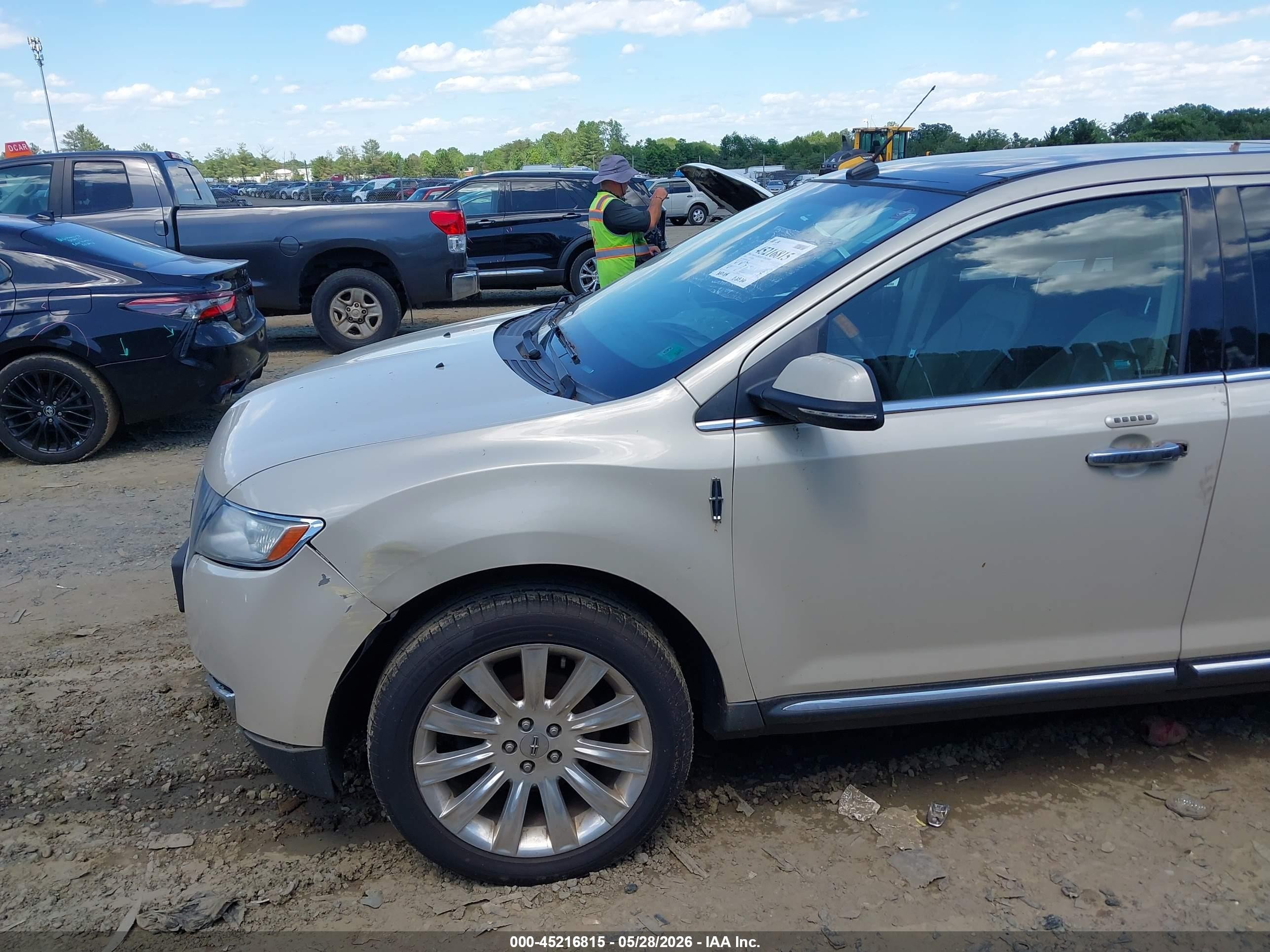 2015 Lincoln Mkx   Gray vin: 2LMDJ8JK1FBL25034