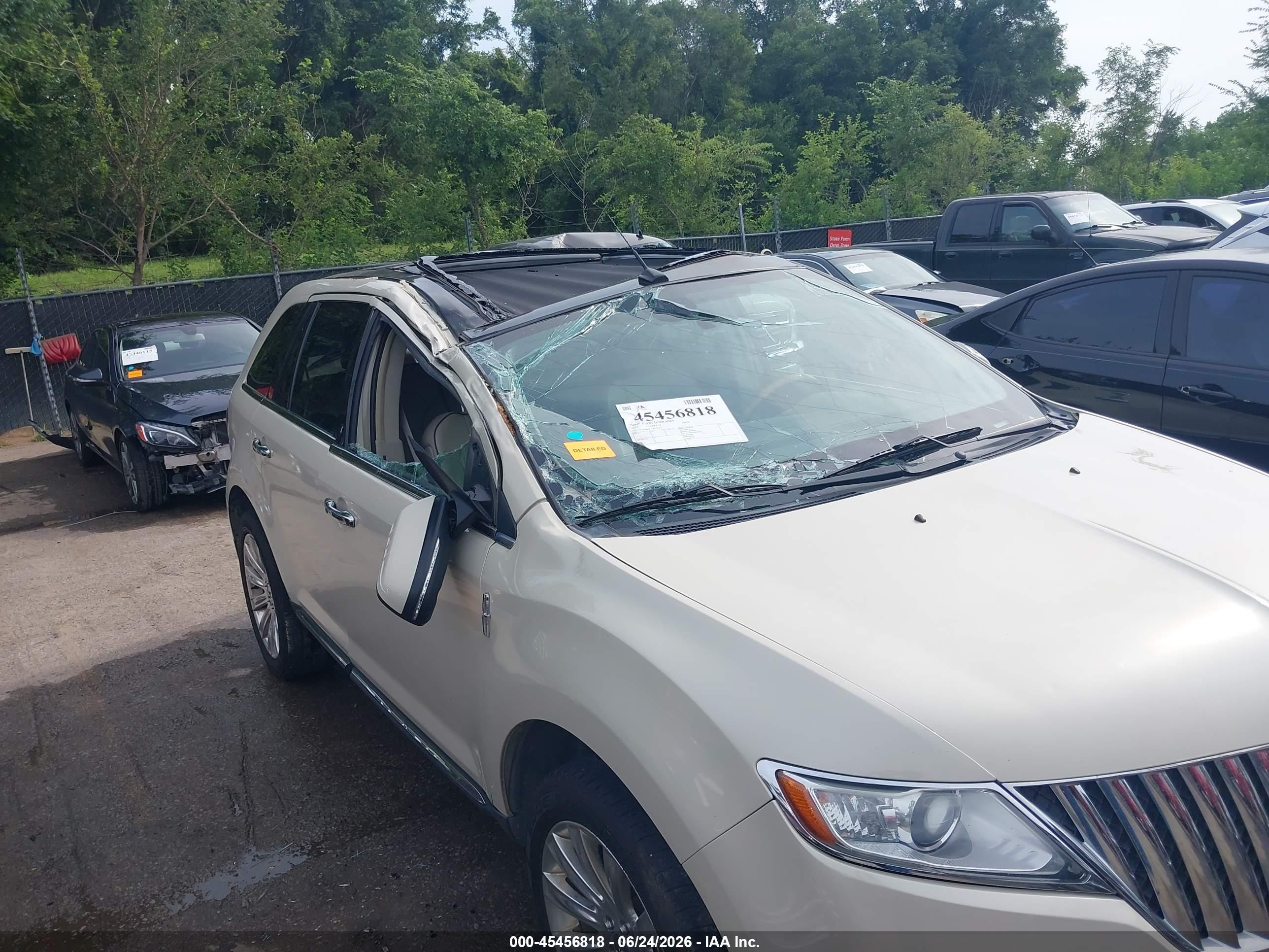 2015 Lincoln Mkx   Beige vin: 2LMDJ8JK1FBL31819