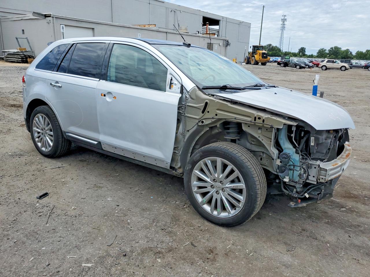 2011 Lincoln Mkx Silver vin: 2LMDJ8JK2BBJ00406