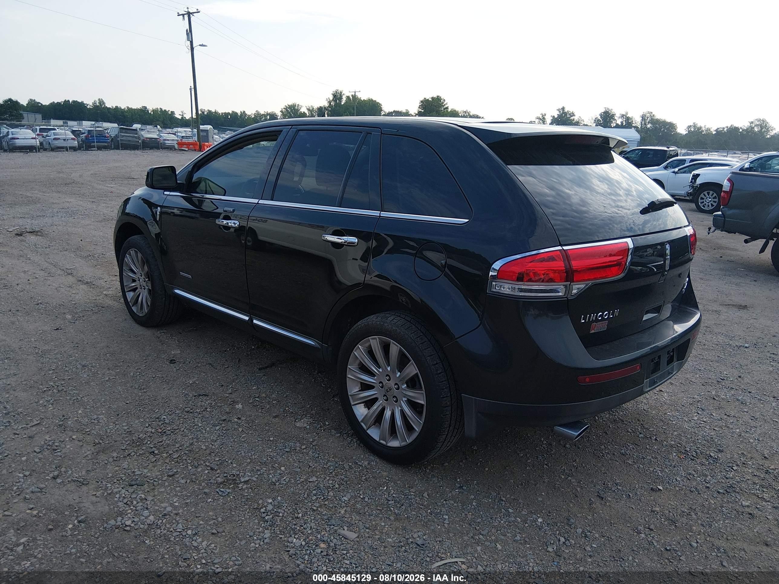 2011 Lincoln Mkx   Black vin: 2LMDJ8JK2BBJ11650