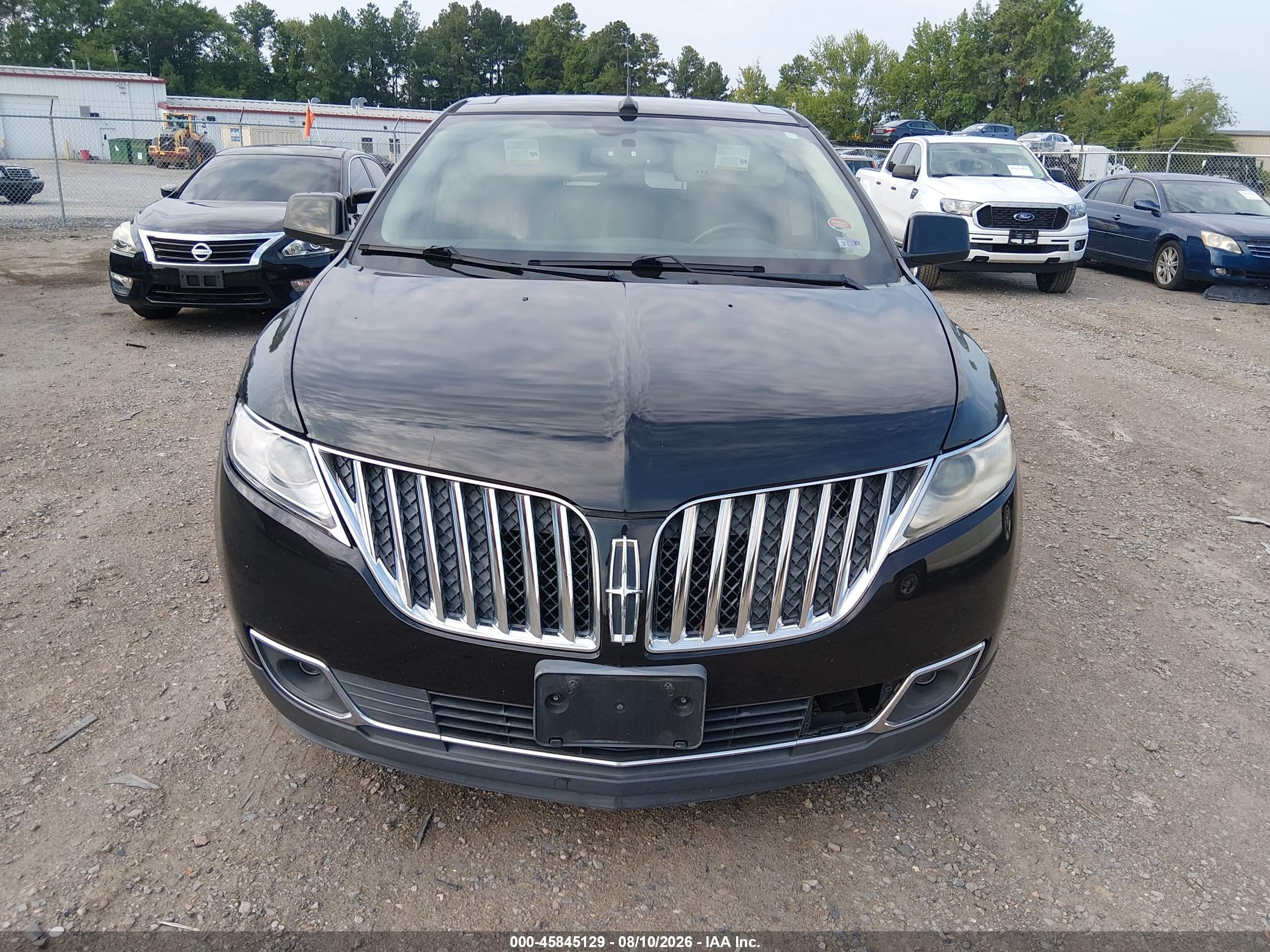 2011 Lincoln Mkx   Black vin: 2LMDJ8JK2BBJ11650