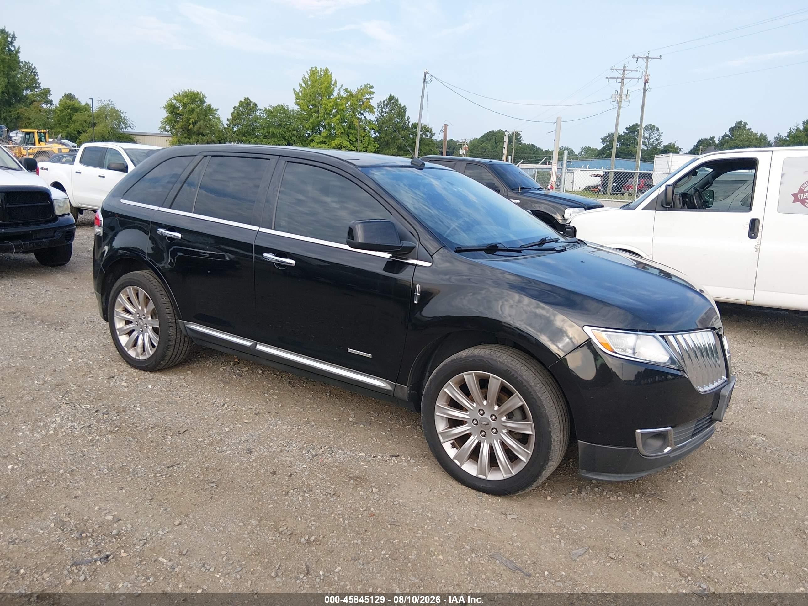 2011 Lincoln Mkx   Black vin: 2LMDJ8JK2BBJ11650