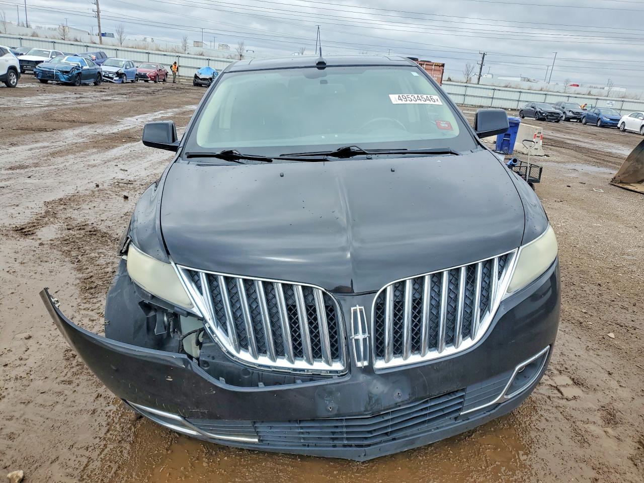 2011 Lincoln Mkx Black vin: 2LMDJ8JK2BBJ15763