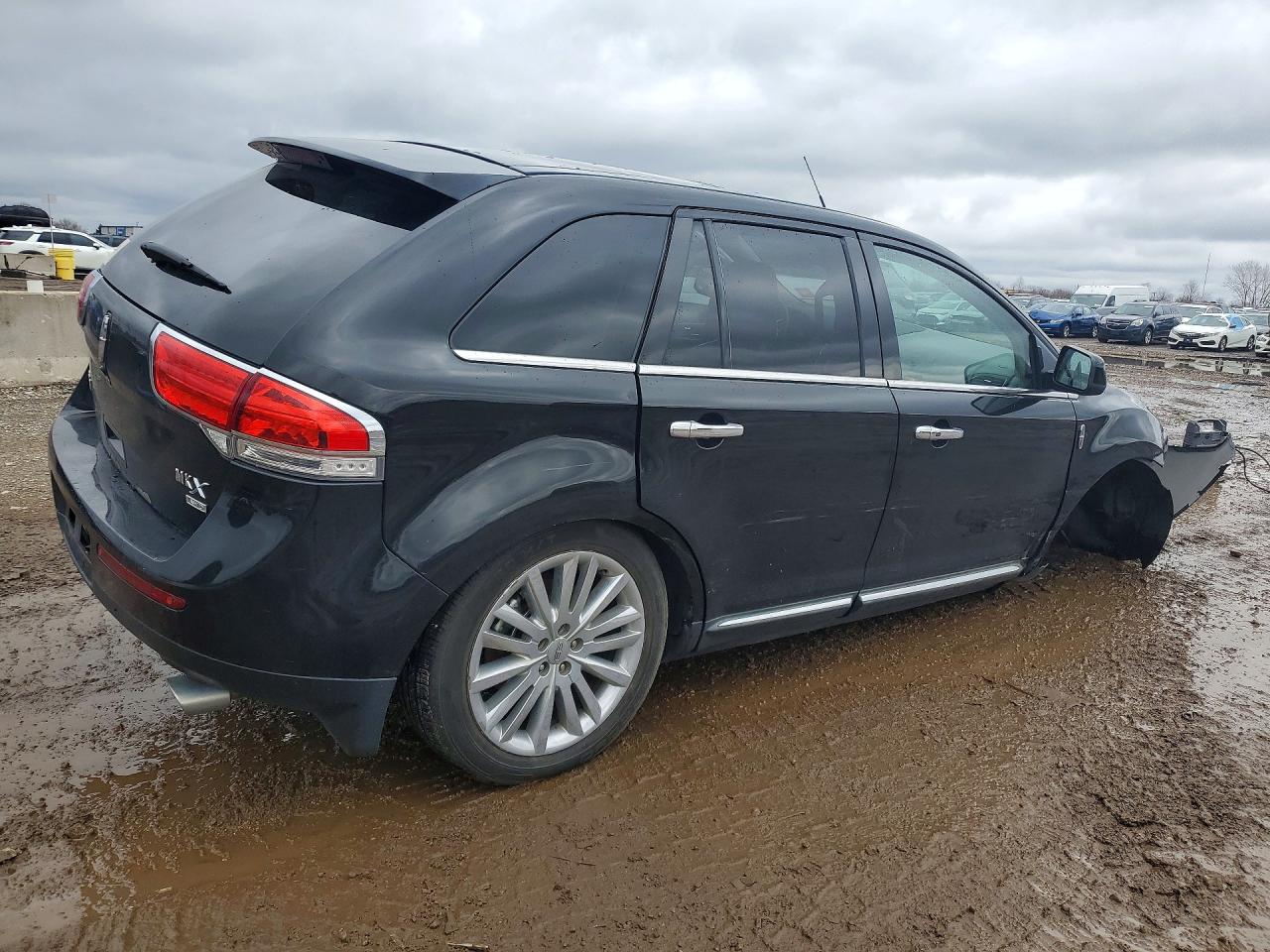 2011 Lincoln Mkx Black vin: 2LMDJ8JK2BBJ15763