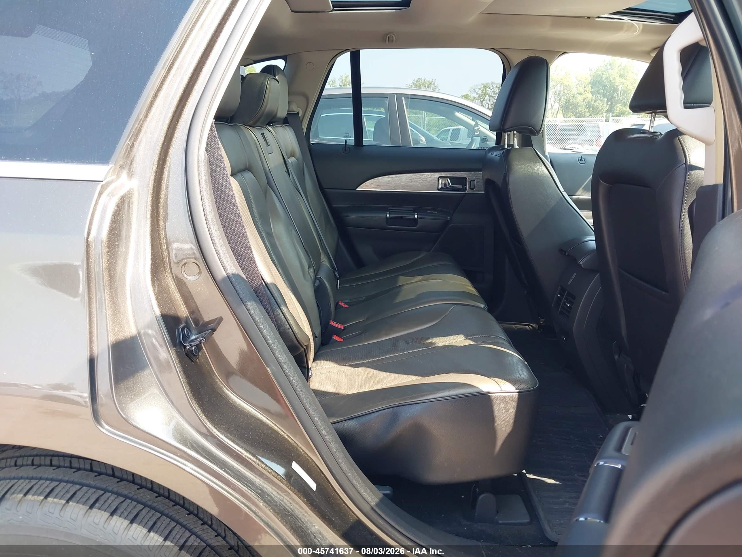 2011 Lincoln Mkx   Brown vin: 2LMDJ8JK2BBJ18095