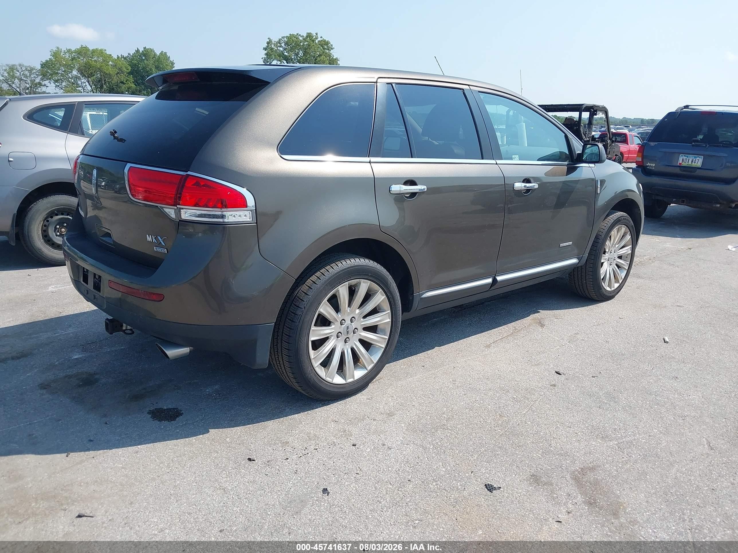 2011 Lincoln Mkx   Brown vin: 2LMDJ8JK2BBJ18095