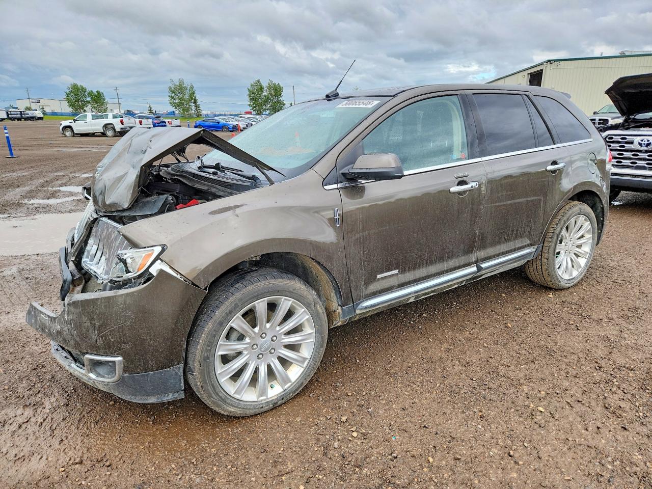 2011 Lincoln Mkx Brown vin: 2LMDJ8JK2BBJ20008