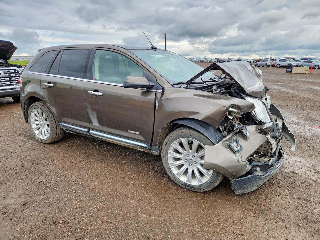 2011 Lincoln Mkx Brown vin: 2LMDJ8JK2BBJ20008