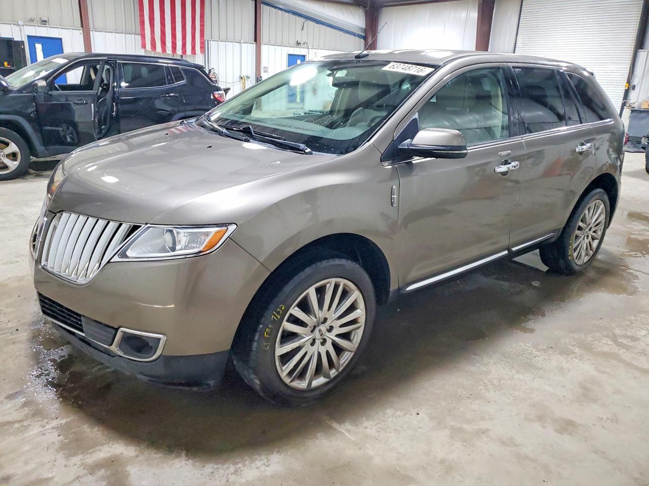 2012 Lincoln Mkx Silver vin: 2LMDJ8JK2CBL08206