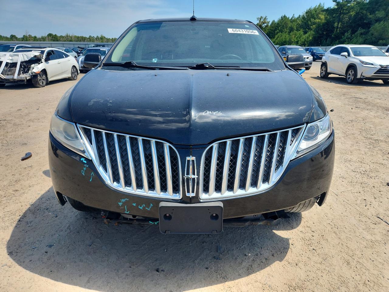 2012 Lincoln Mkx Black vin: 2LMDJ8JK2CBL10411