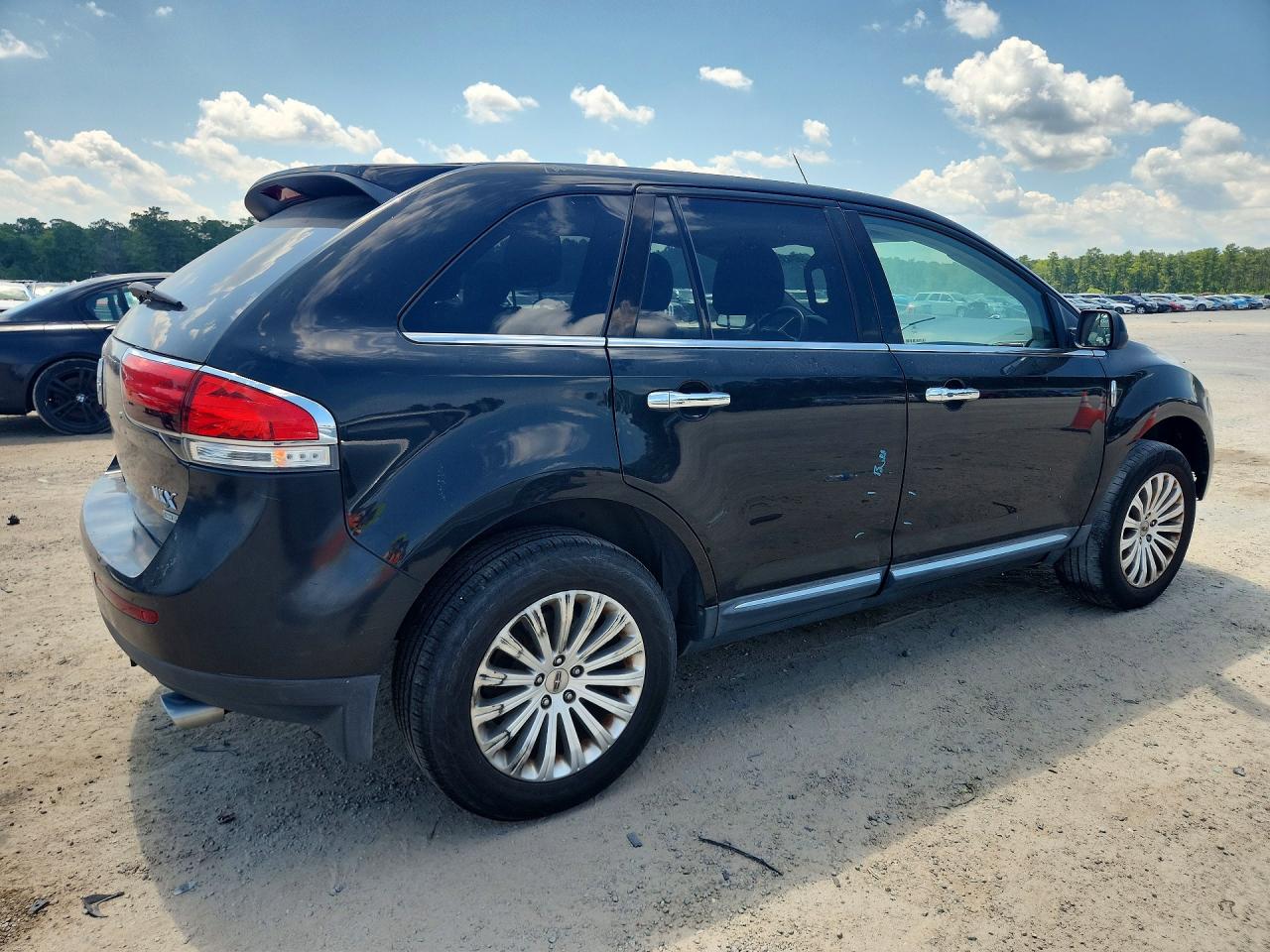 2012 Lincoln Mkx Black vin: 2LMDJ8JK2CBL10411