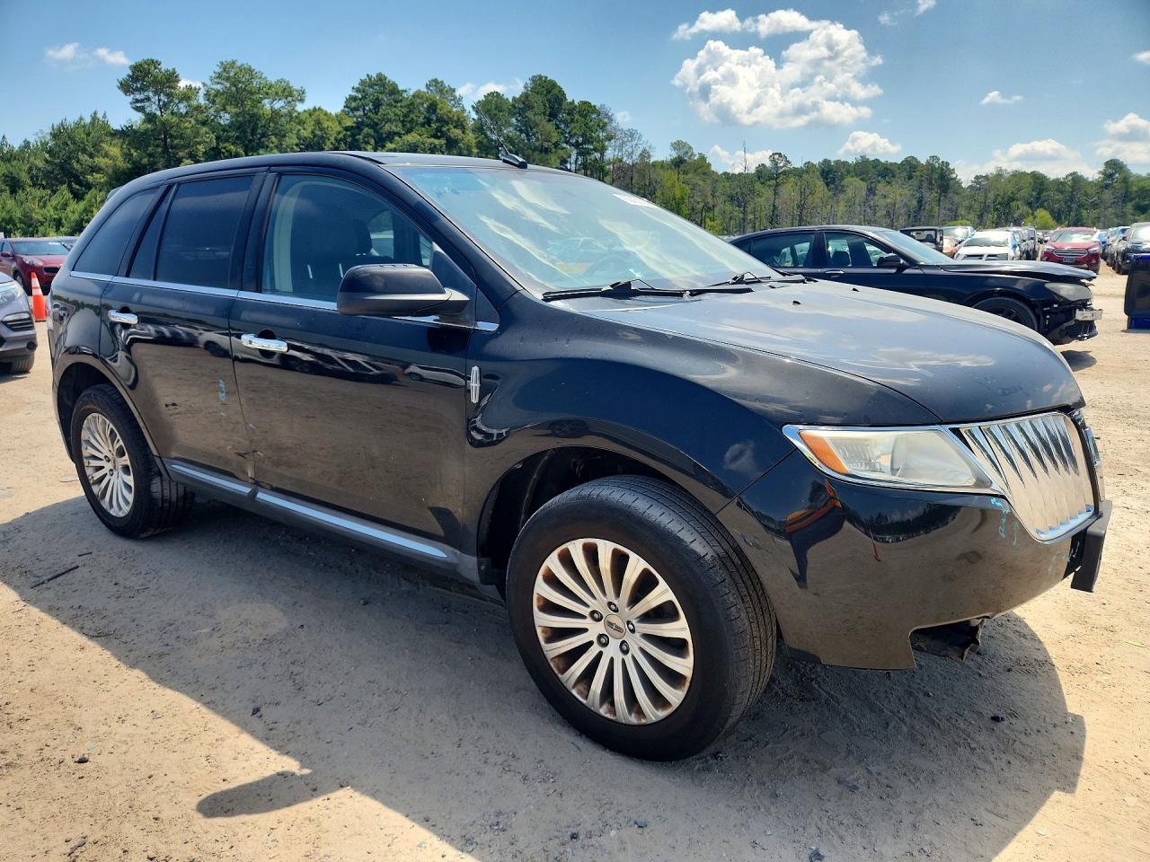 2012 Lincoln Mkx Black vin: 2LMDJ8JK2CBL10411