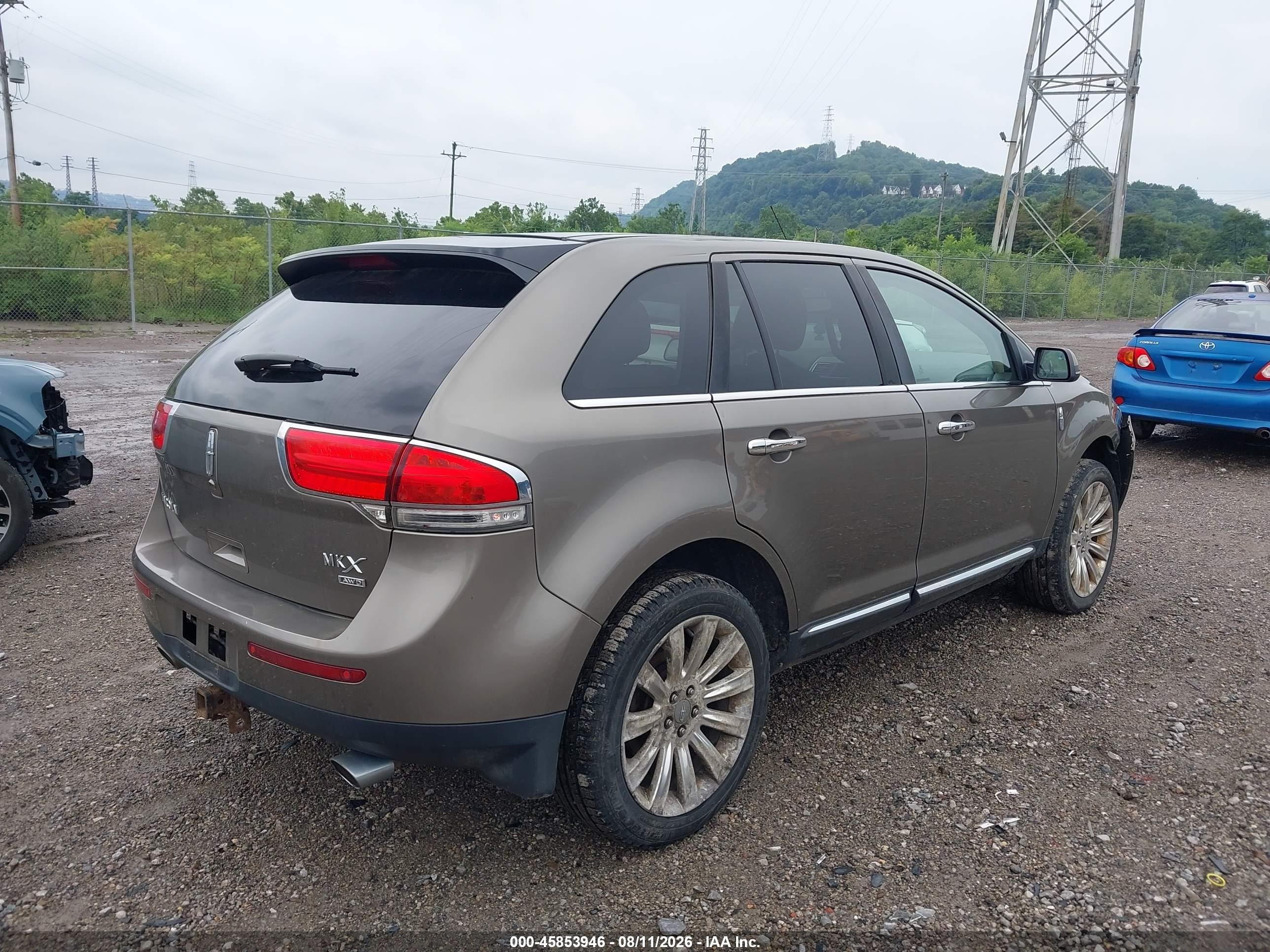 2012 Lincoln Mkx   Коричневый vin: 2LMDJ8JK2CBL12899