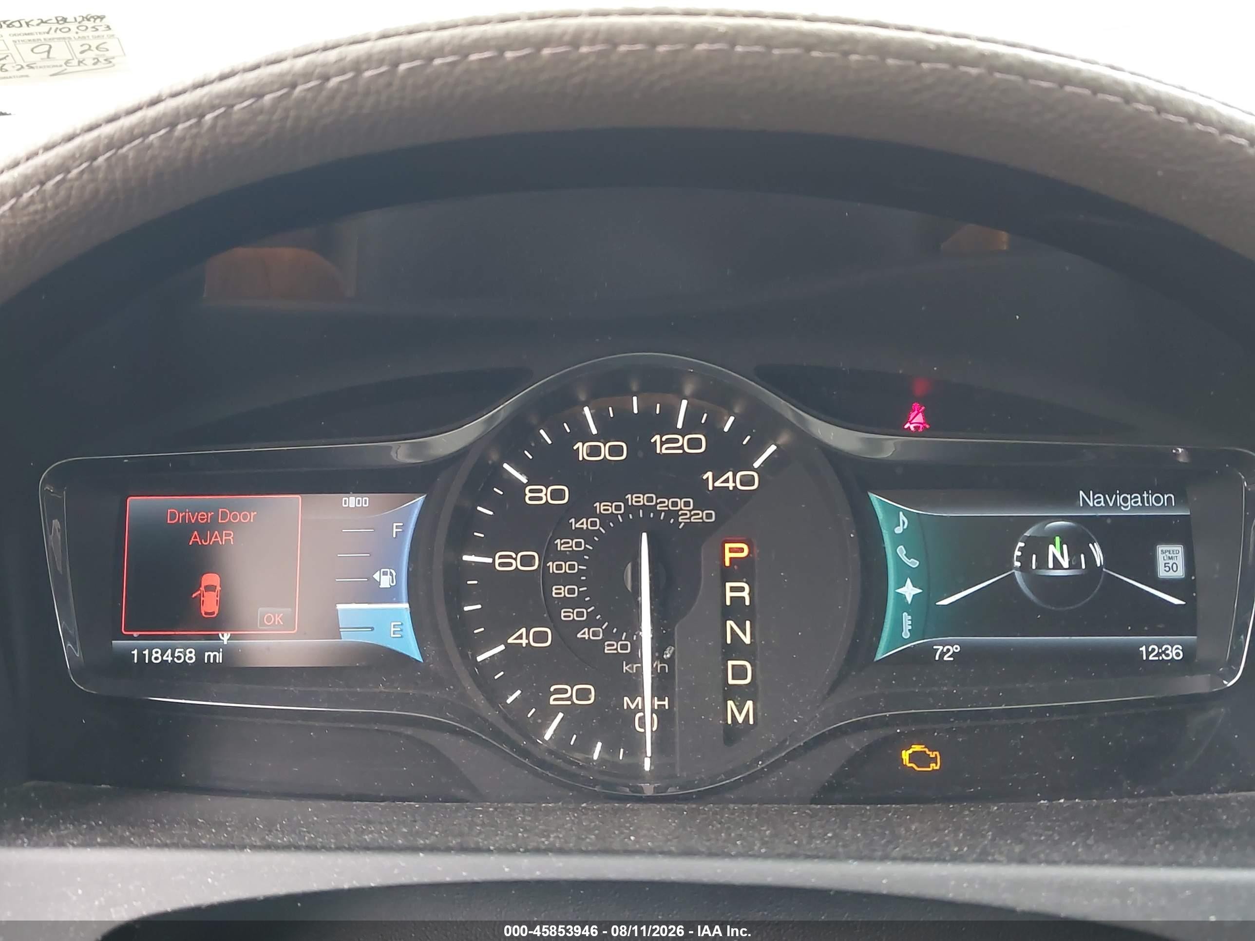 2012 Lincoln Mkx   Коричневый vin: 2LMDJ8JK2CBL12899