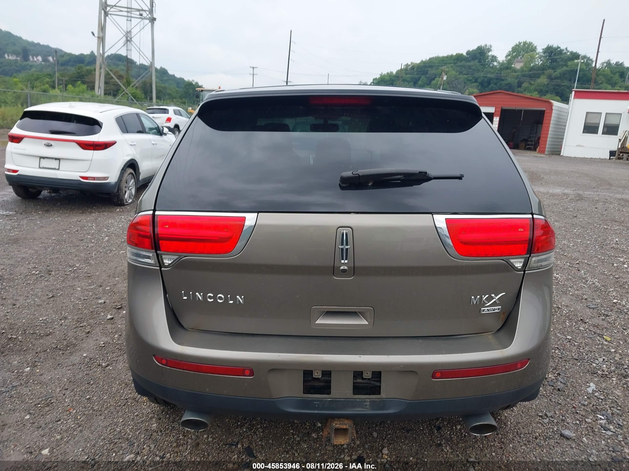 2012 Lincoln Mkx   Коричневый vin: 2LMDJ8JK2CBL12899