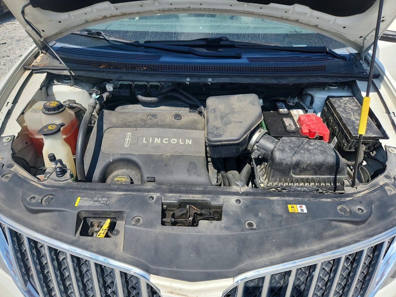 2013 Lincoln Mkx White vin: 2LMDJ8JK2DBL09731