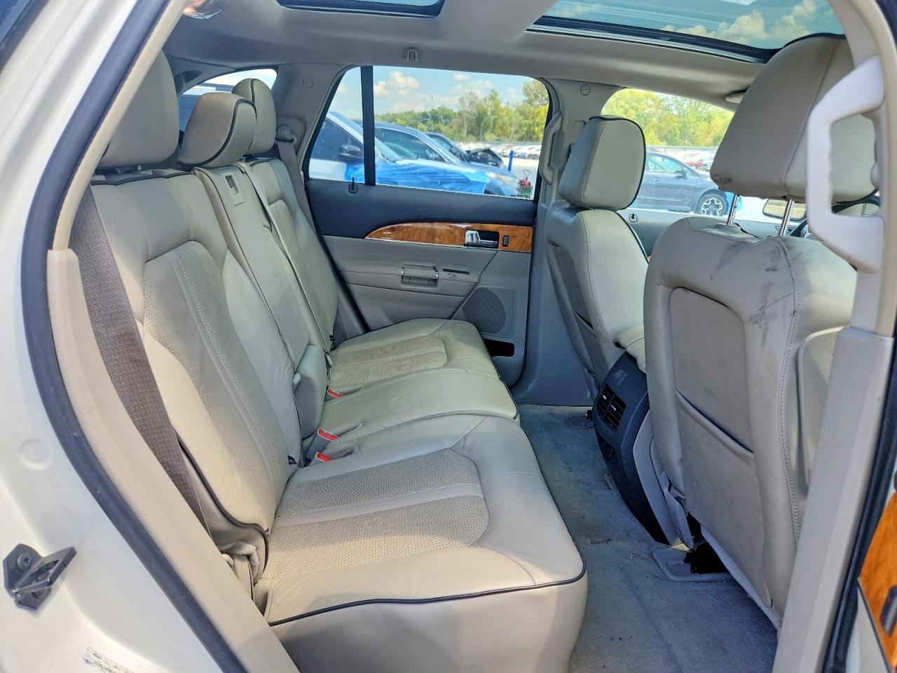 2013 Lincoln Mkx White vin: 2LMDJ8JK2DBL09731