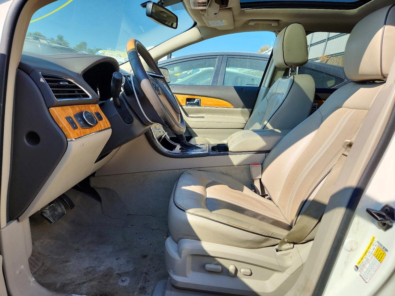 2013 Lincoln Mkx White vin: 2LMDJ8JK2DBL09731