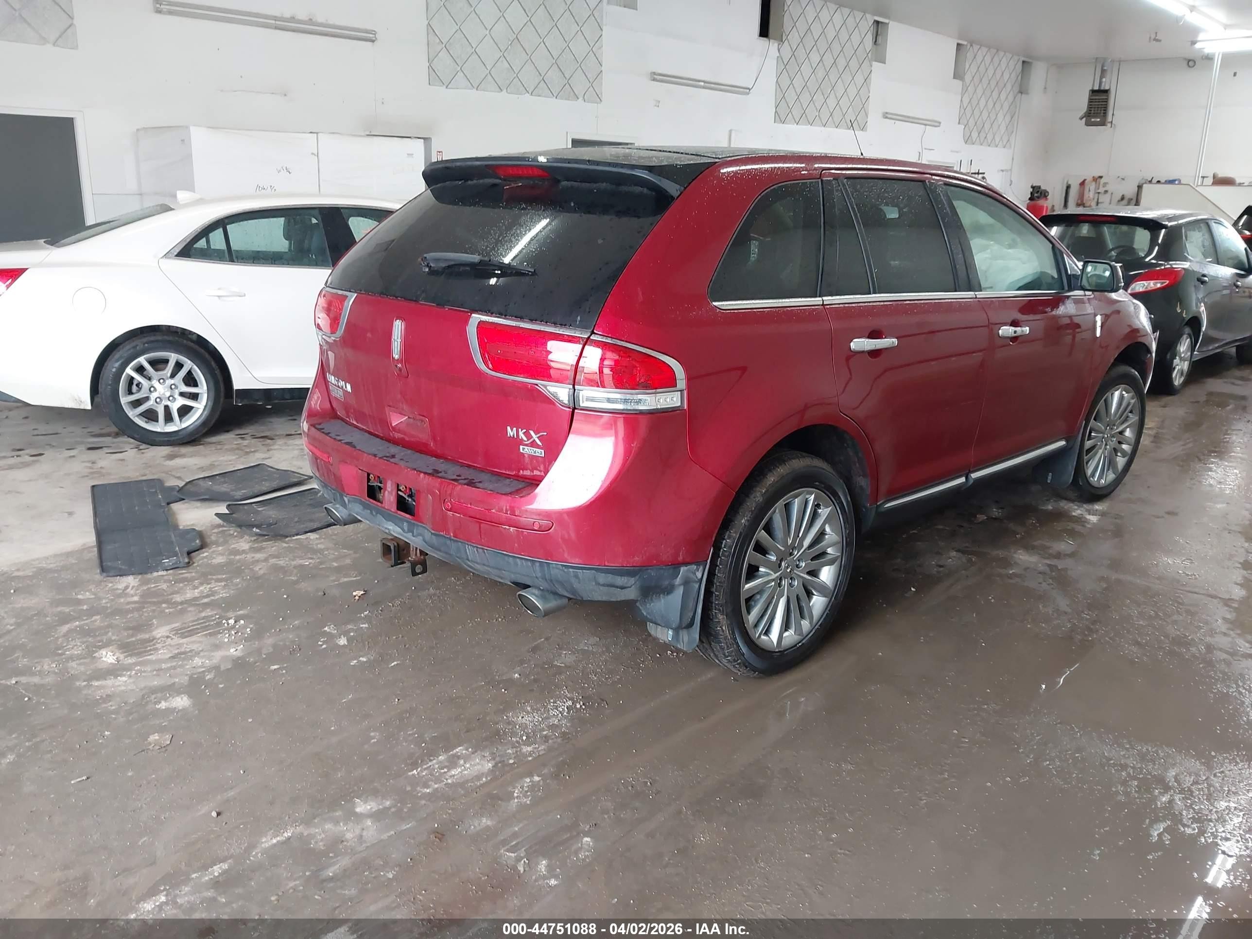 2013 Lincoln Mkx   Red vin: 2LMDJ8JK2DBL14363