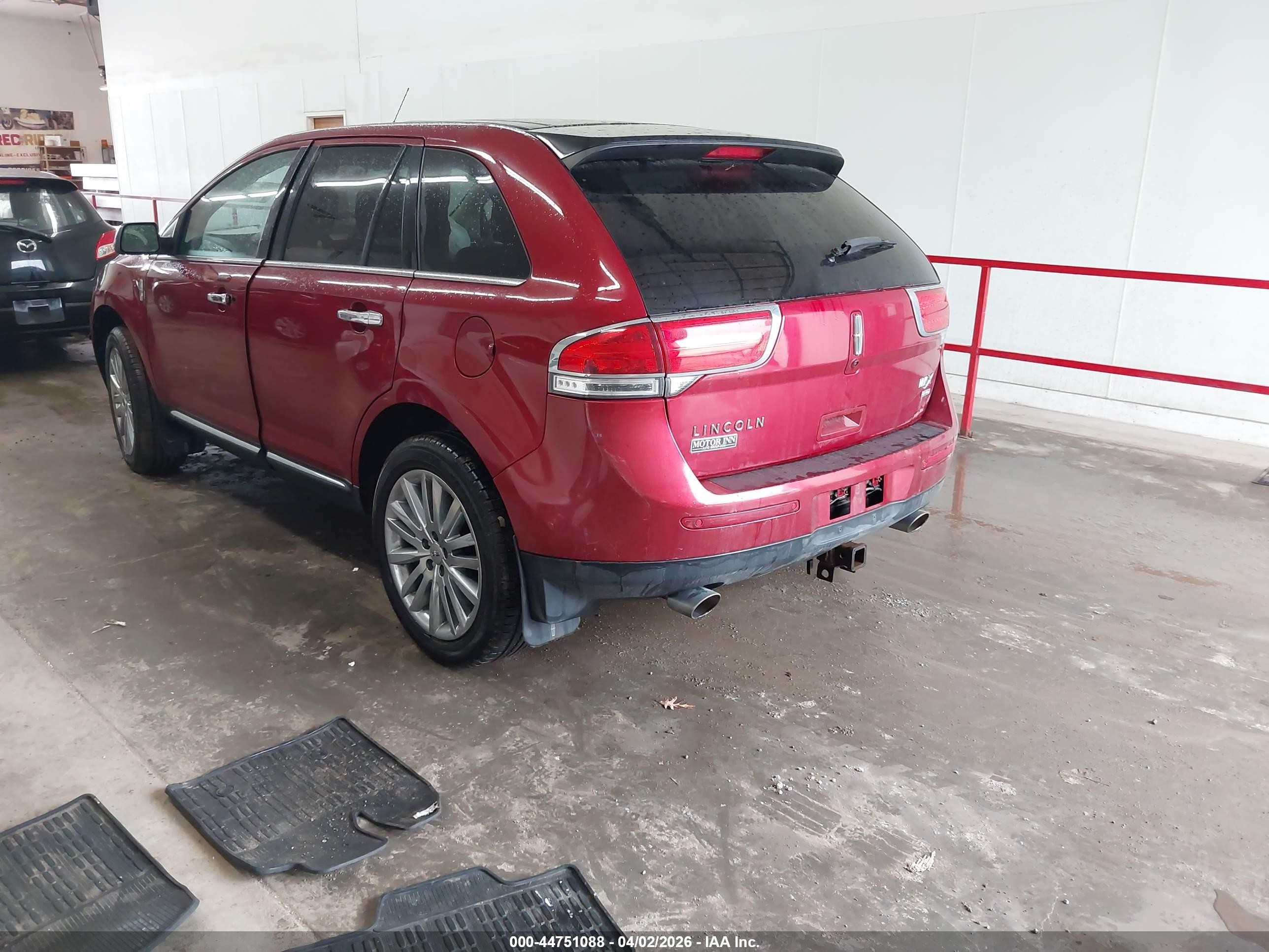 2013 Lincoln Mkx   Red vin: 2LMDJ8JK2DBL14363