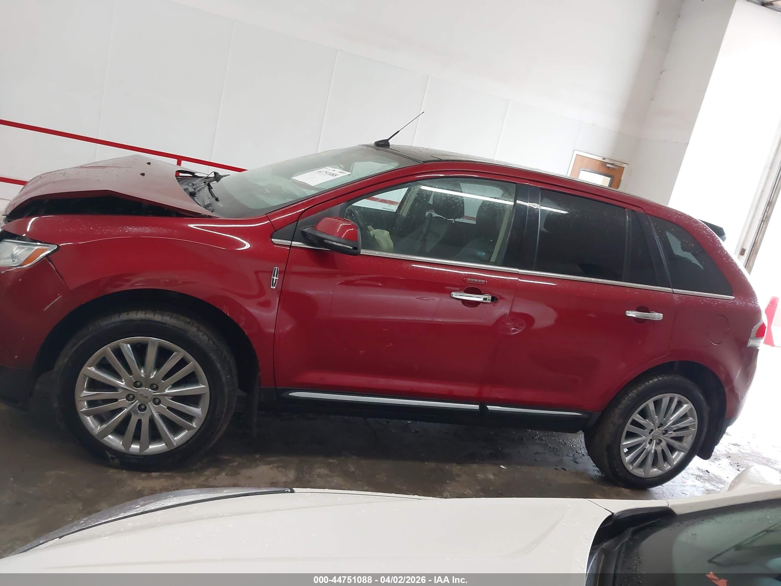 2013 Lincoln Mkx   Red vin: 2LMDJ8JK2DBL14363