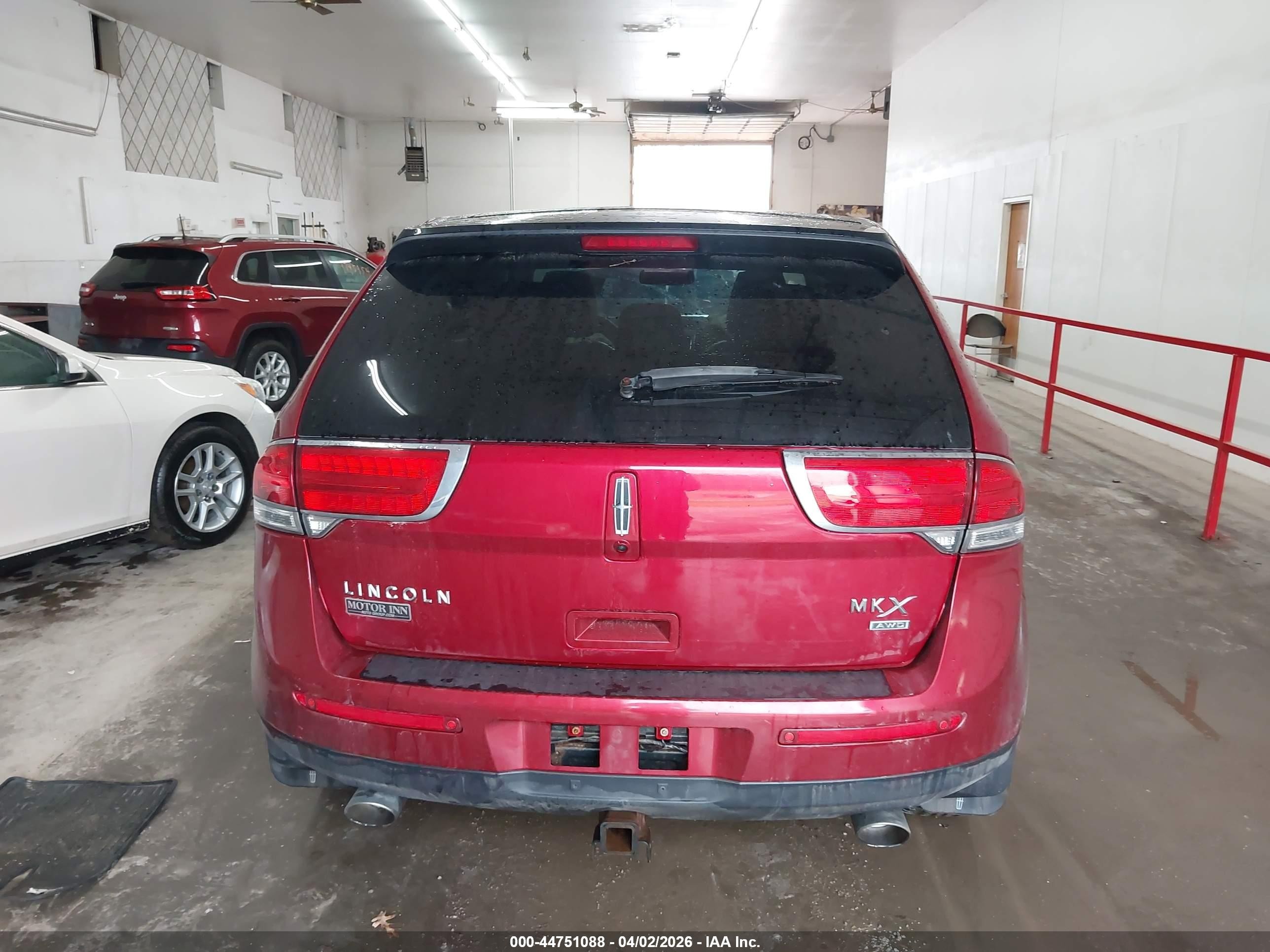 2013 Lincoln Mkx   Red vin: 2LMDJ8JK2DBL14363