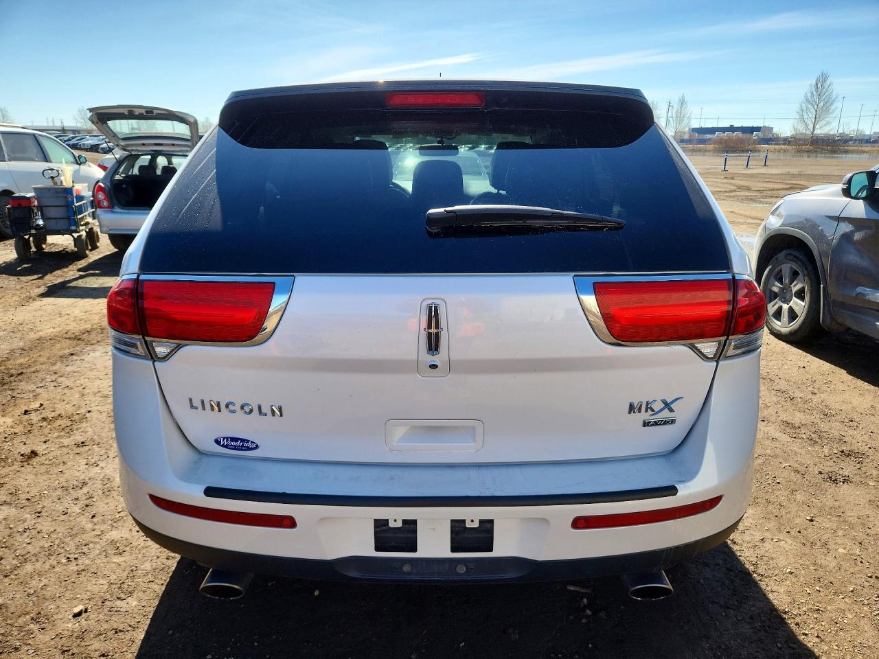 2013 Lincoln Mkx White vin: 2LMDJ8JK2DBL29087