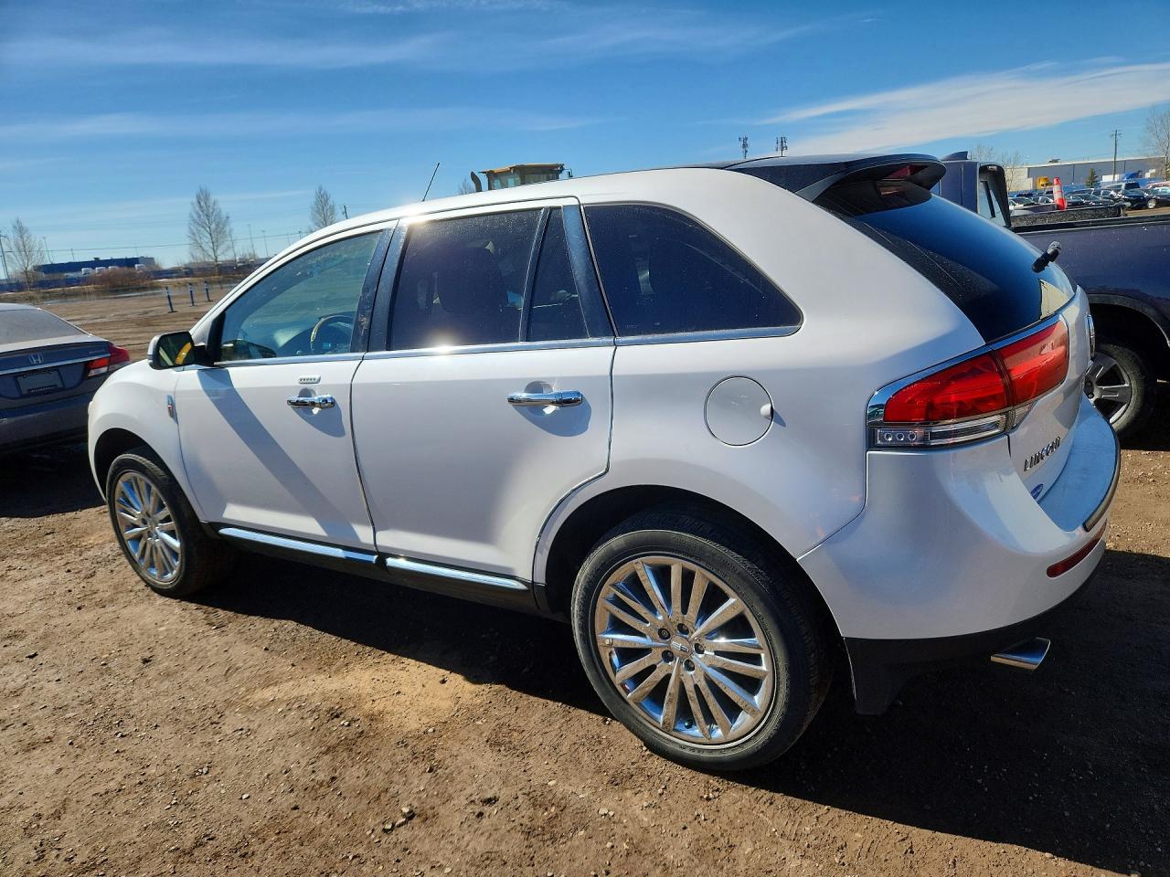 2013 Lincoln Mkx White vin: 2LMDJ8JK2DBL29087