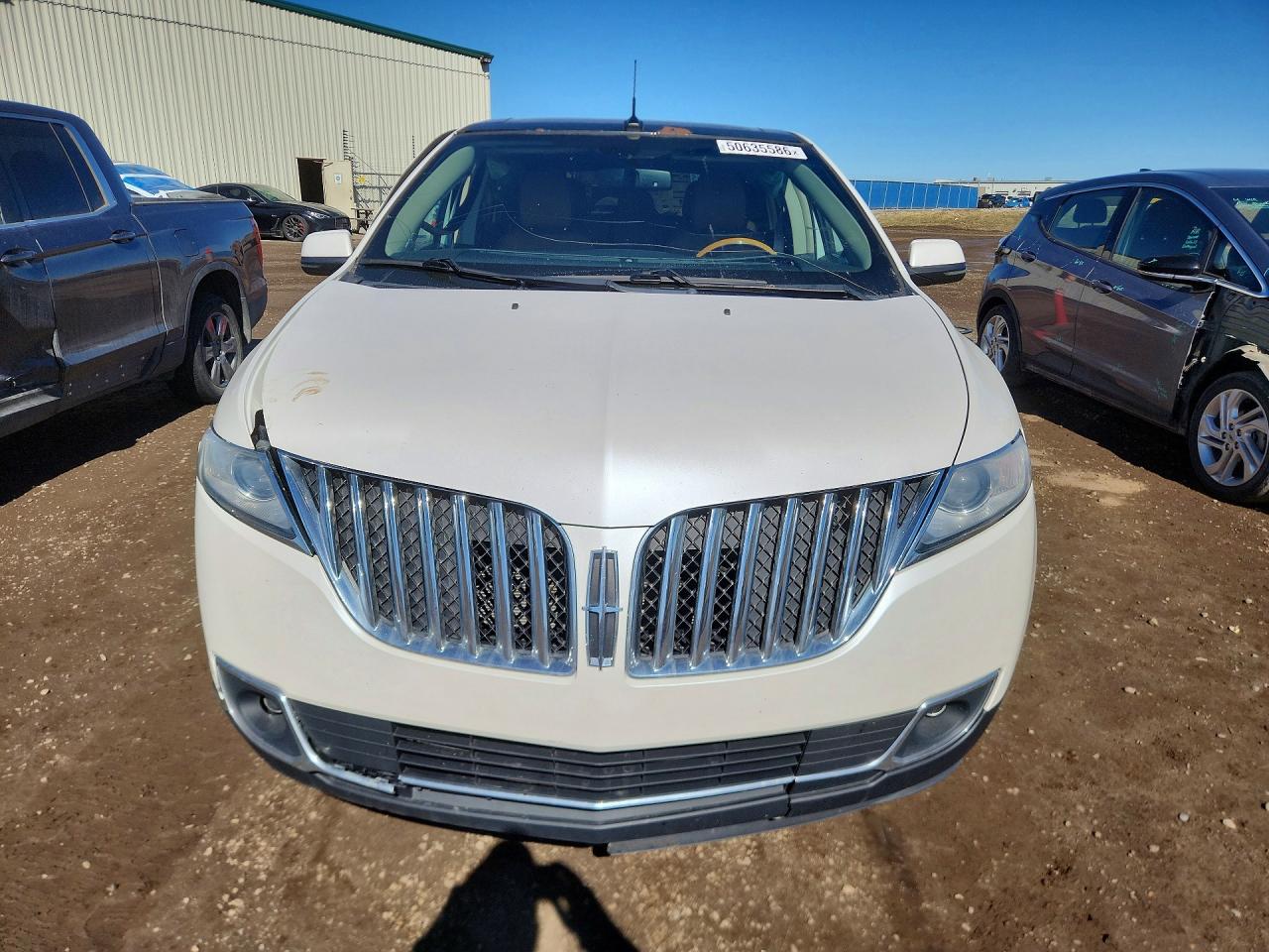 2013 Lincoln Mkx White vin: 2LMDJ8JK2DBL29087