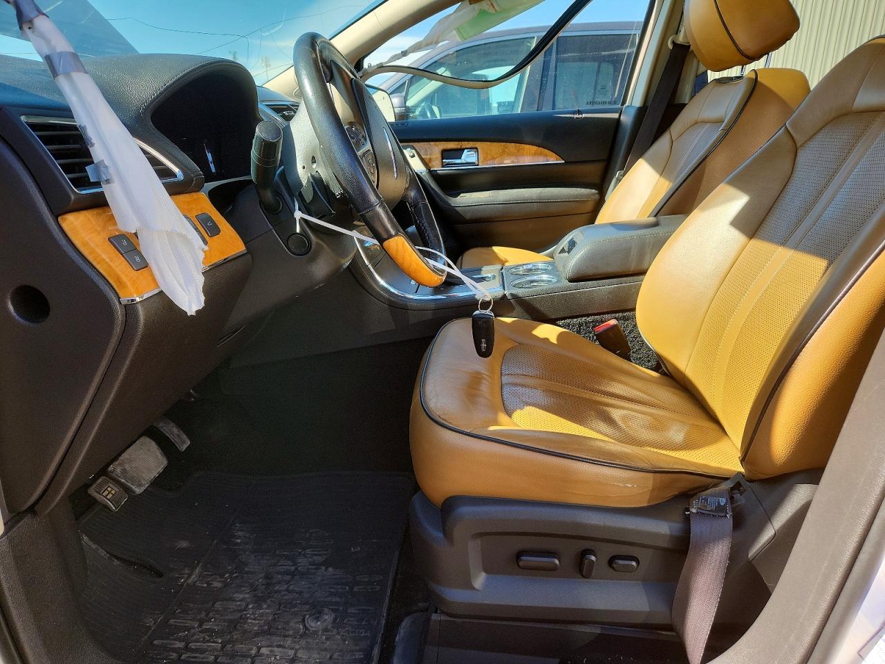 2013 Lincoln Mkx White vin: 2LMDJ8JK2DBL29087