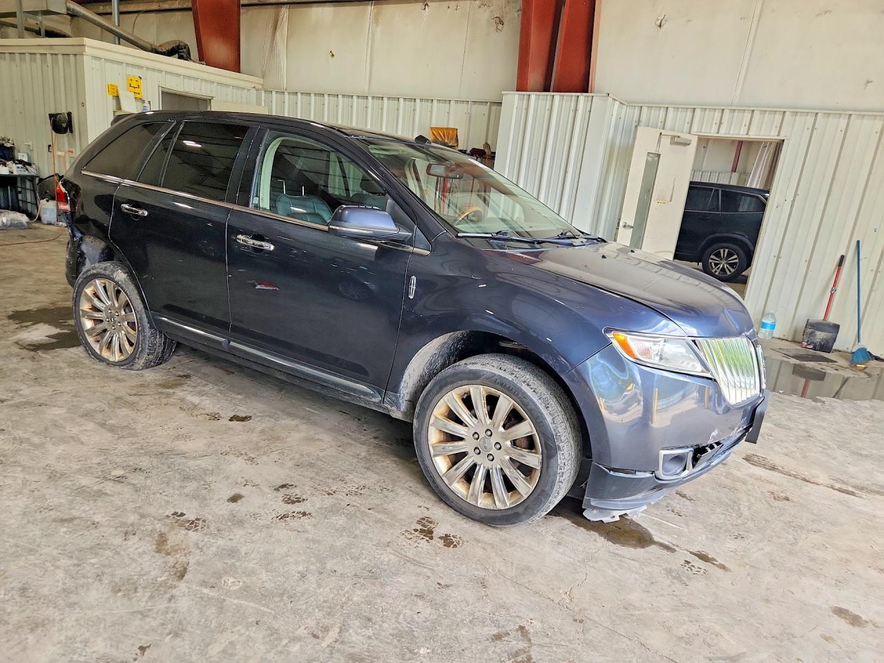 2013 Lincoln Mkx Gray vin: 2LMDJ8JK2DBL30482