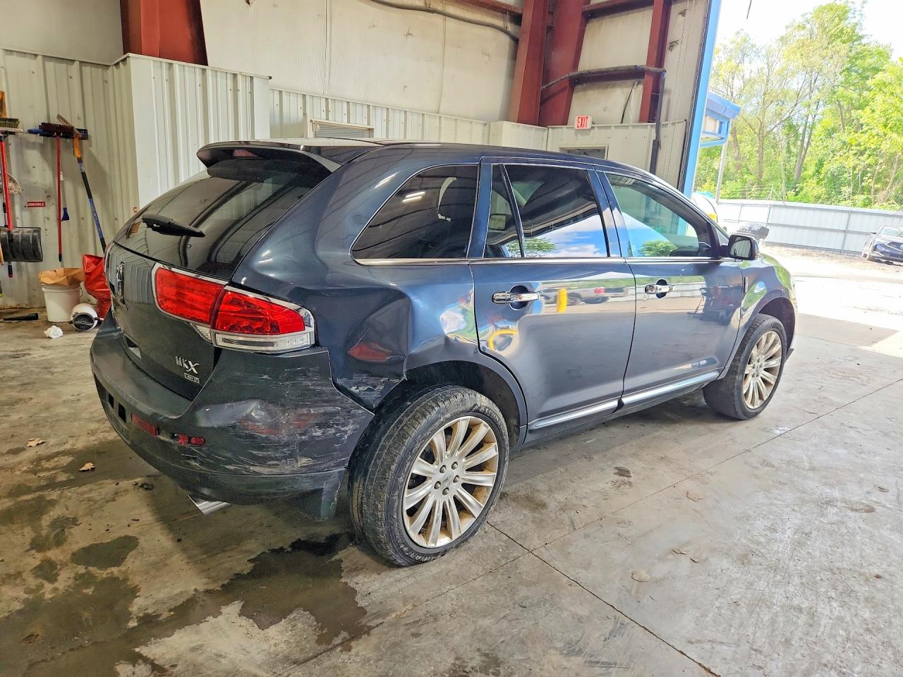 2013 Lincoln Mkx Gray vin: 2LMDJ8JK2DBL30482