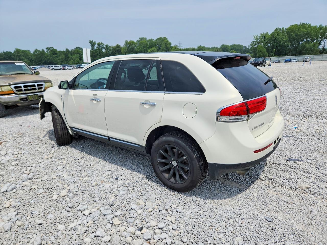 2013 Lincoln Mkx White vin: 2LMDJ8JK2DBL39750