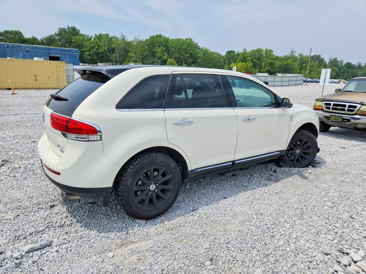2013 Lincoln Mkx White vin: 2LMDJ8JK2DBL39750