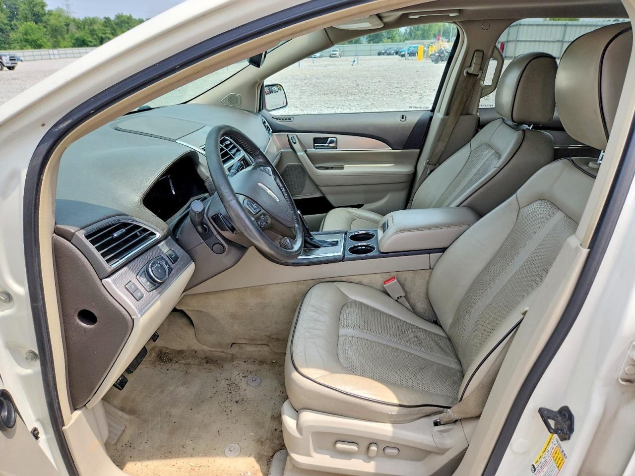 2013 Lincoln Mkx White vin: 2LMDJ8JK2DBL39750