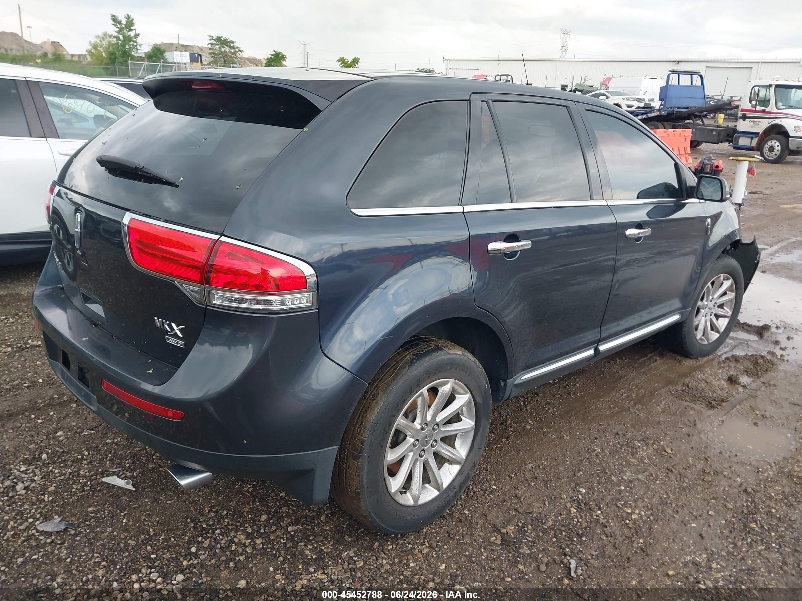 2013 Lincoln Mkx   Dark Blue vin: 2LMDJ8JK2DBL45192