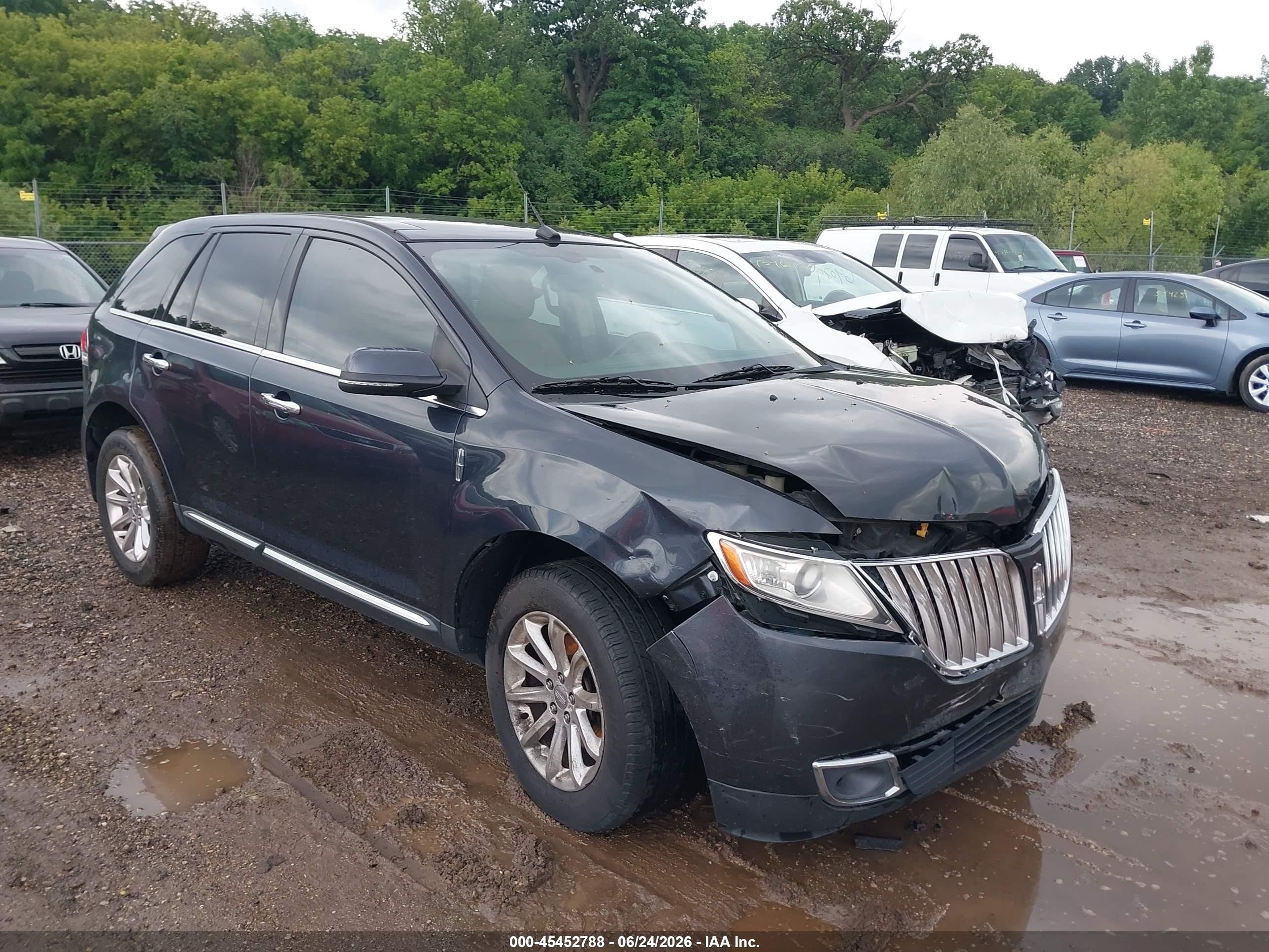 2013 Lincoln Mkx   Dark Blue vin: 2LMDJ8JK2DBL45192