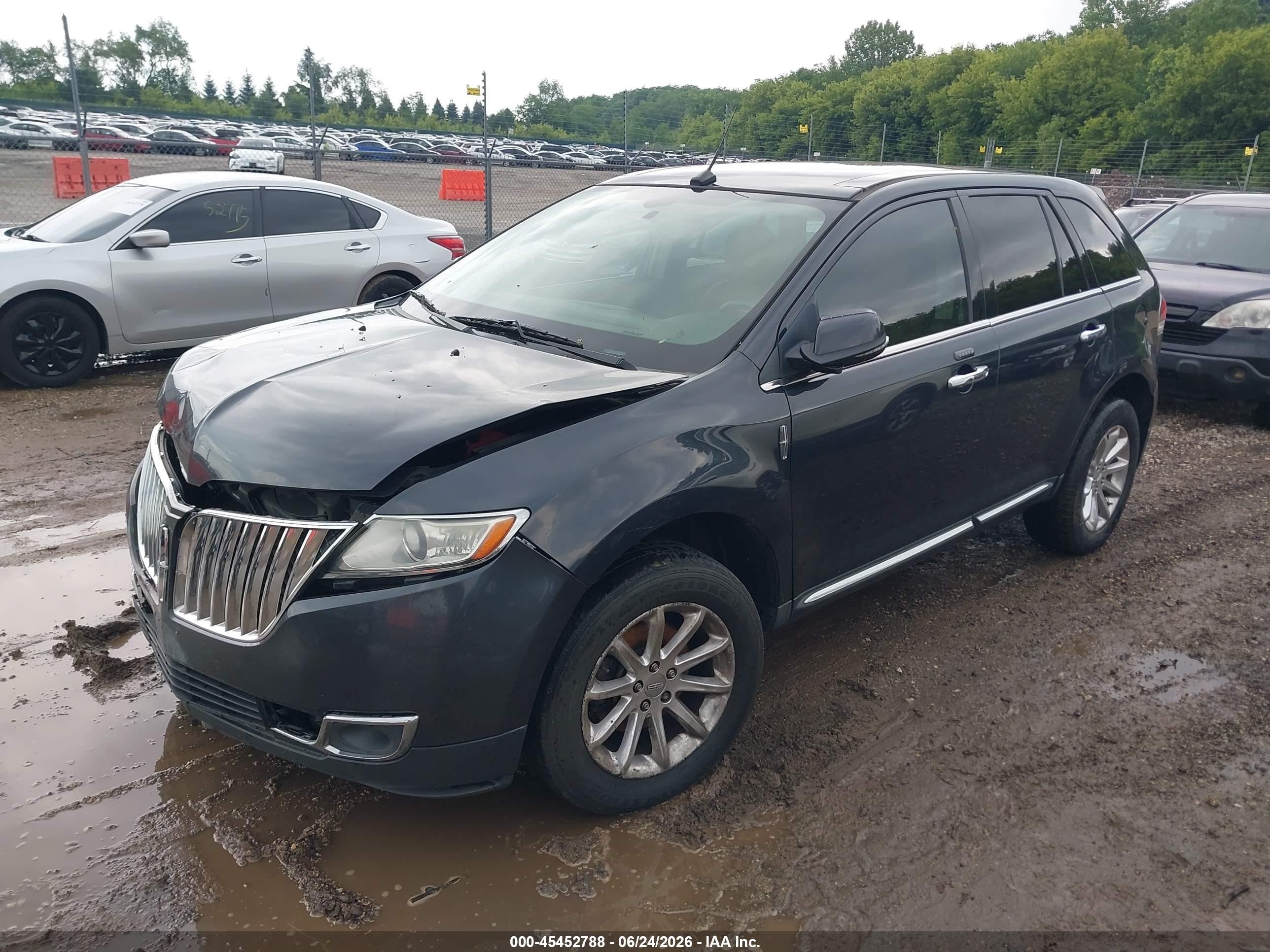 2013 Lincoln Mkx   Dark Blue vin: 2LMDJ8JK2DBL45192