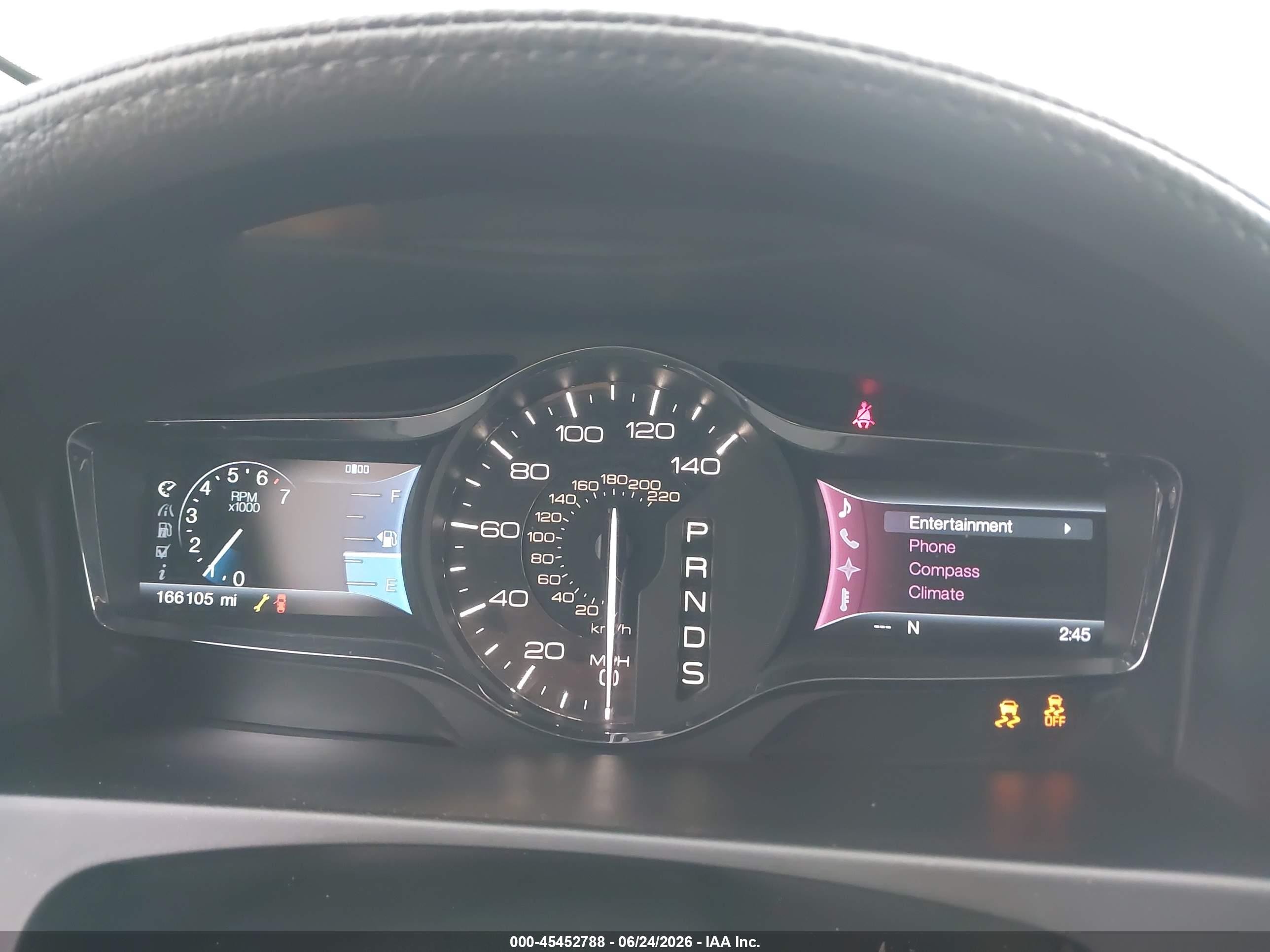 2013 Lincoln Mkx   Dark Blue vin: 2LMDJ8JK2DBL45192