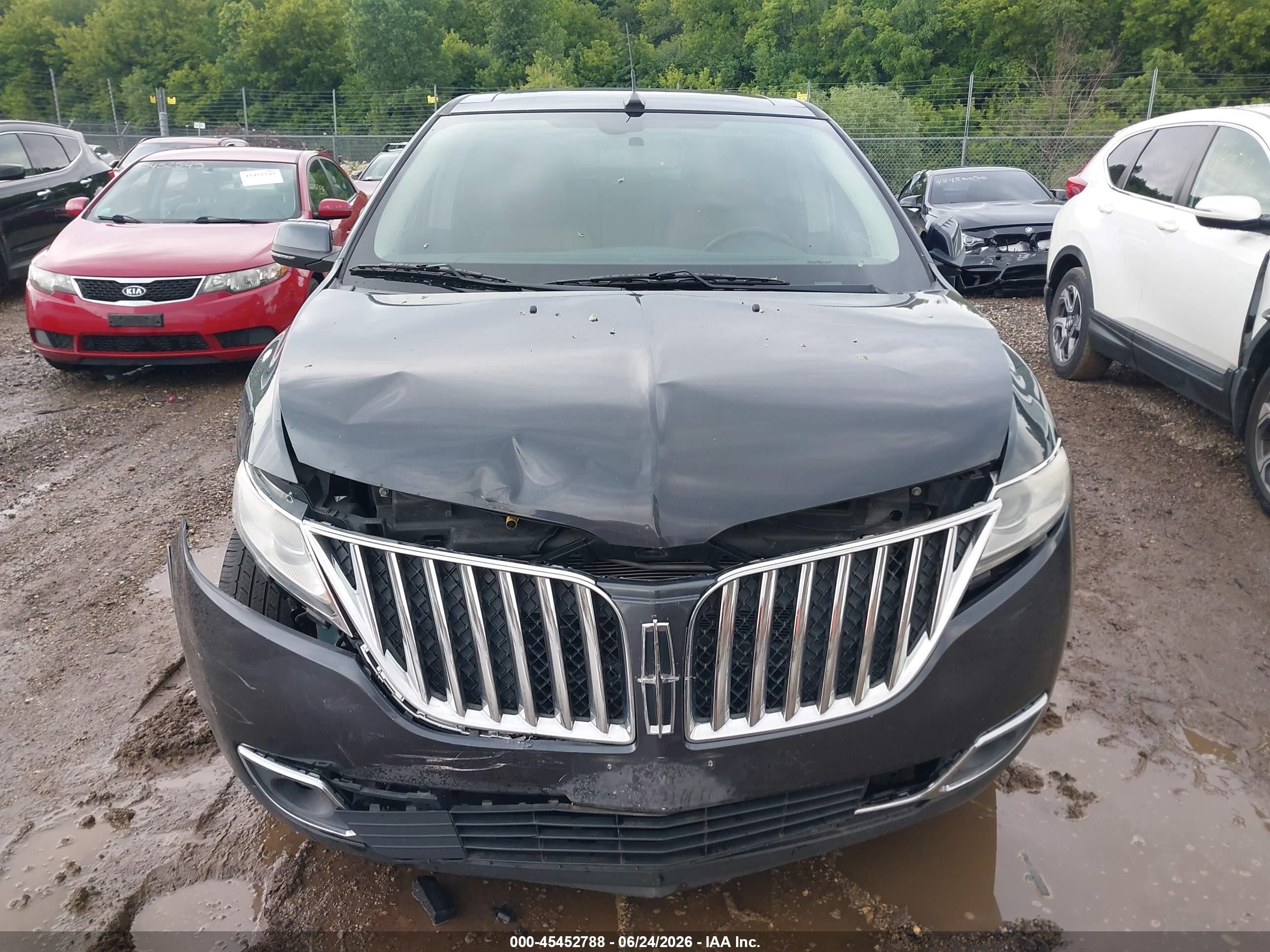 2013 Lincoln Mkx   Dark Blue vin: 2LMDJ8JK2DBL45192