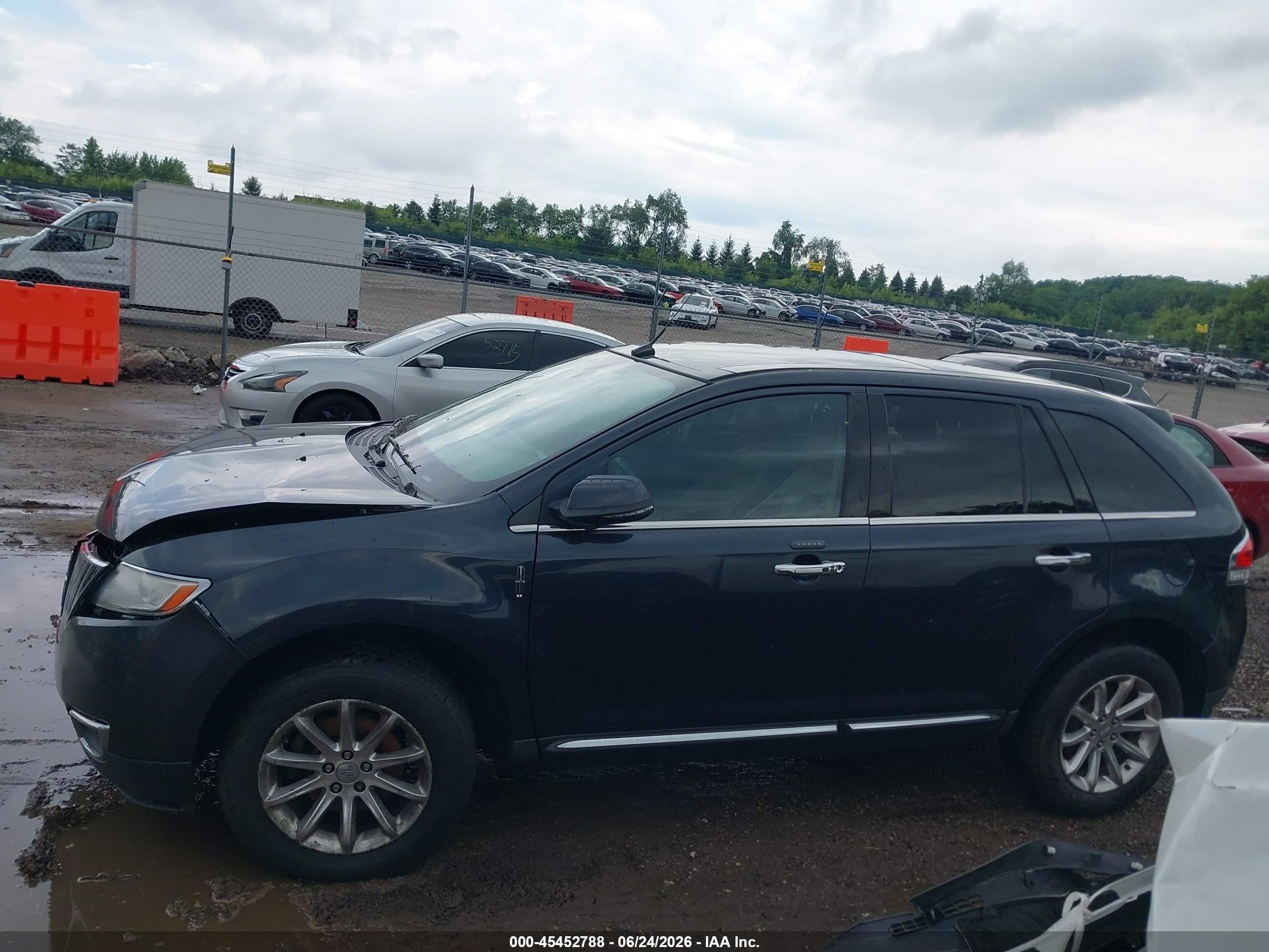 2013 Lincoln Mkx   Dark Blue vin: 2LMDJ8JK2DBL45192