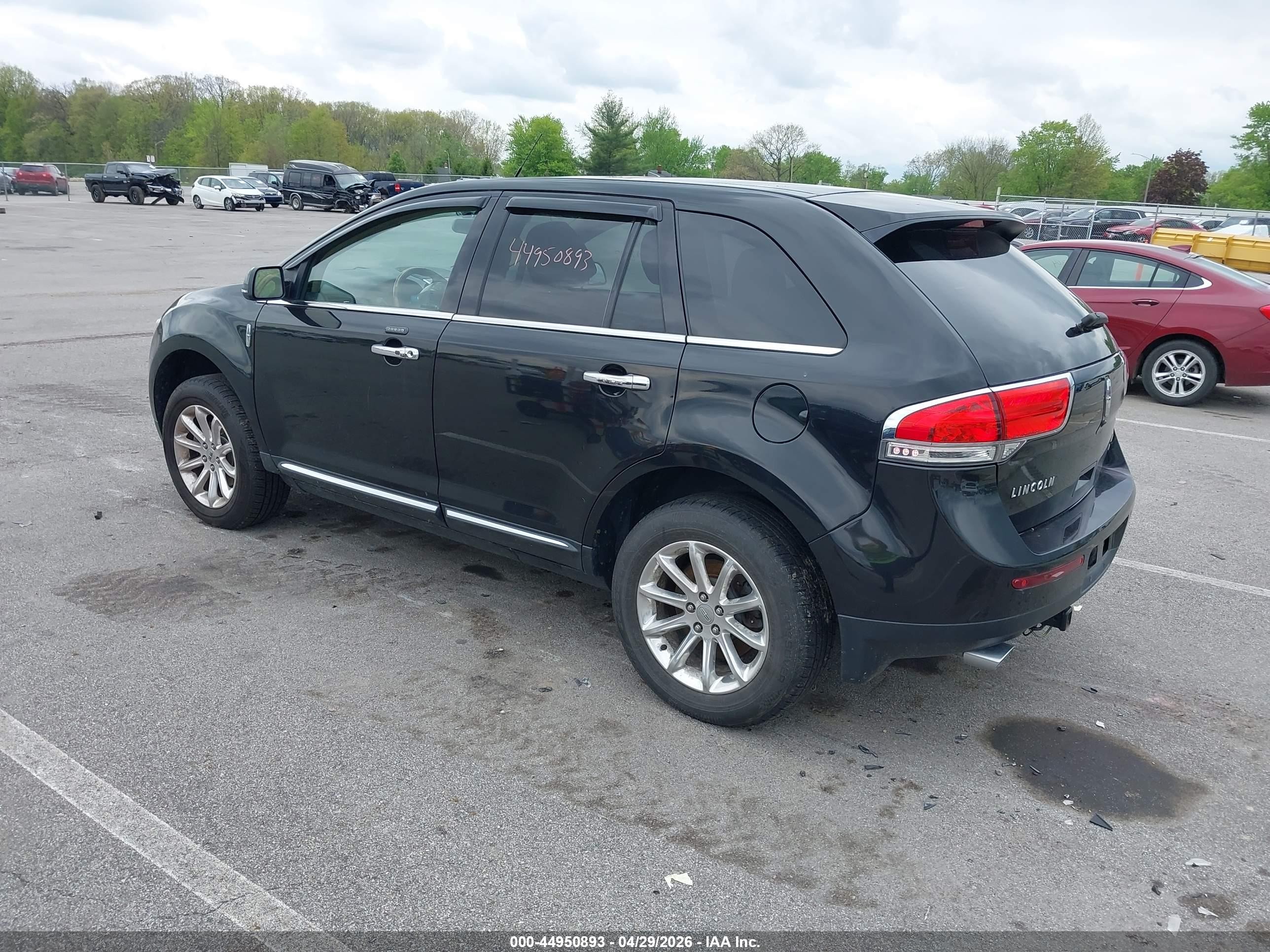2015 Lincoln Mkx   Black vin: 2LMDJ8JK2FBL31506