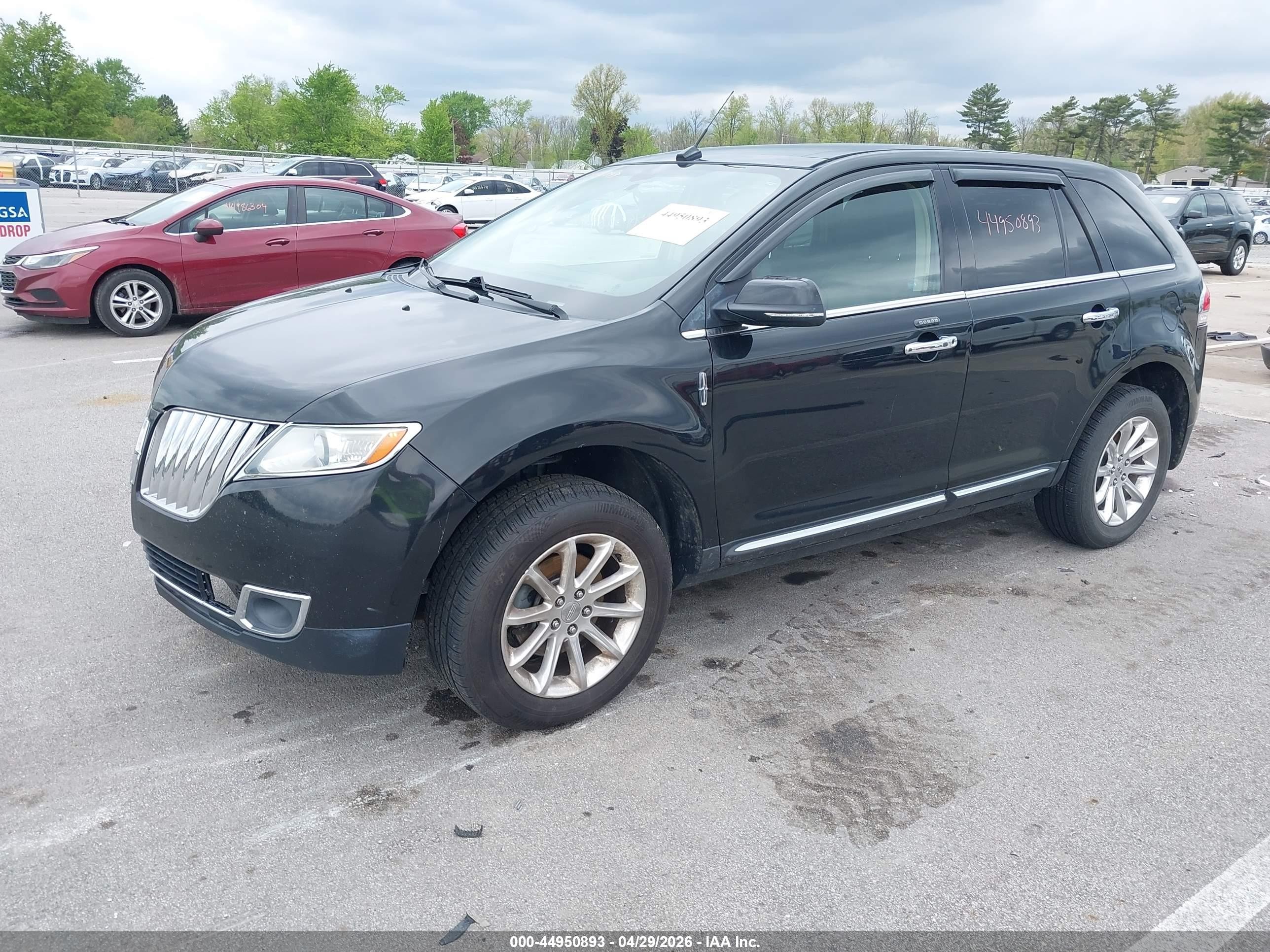 2015 Lincoln Mkx   Black vin: 2LMDJ8JK2FBL31506